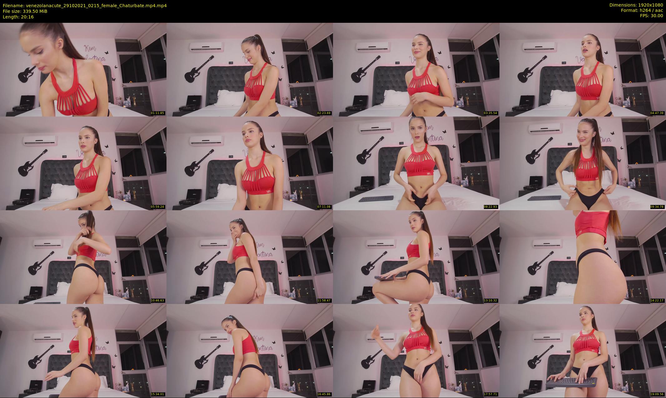 venezolanacute — 21 minute Chaturbate female cam show recording, 1080p, Oct 29, 2021