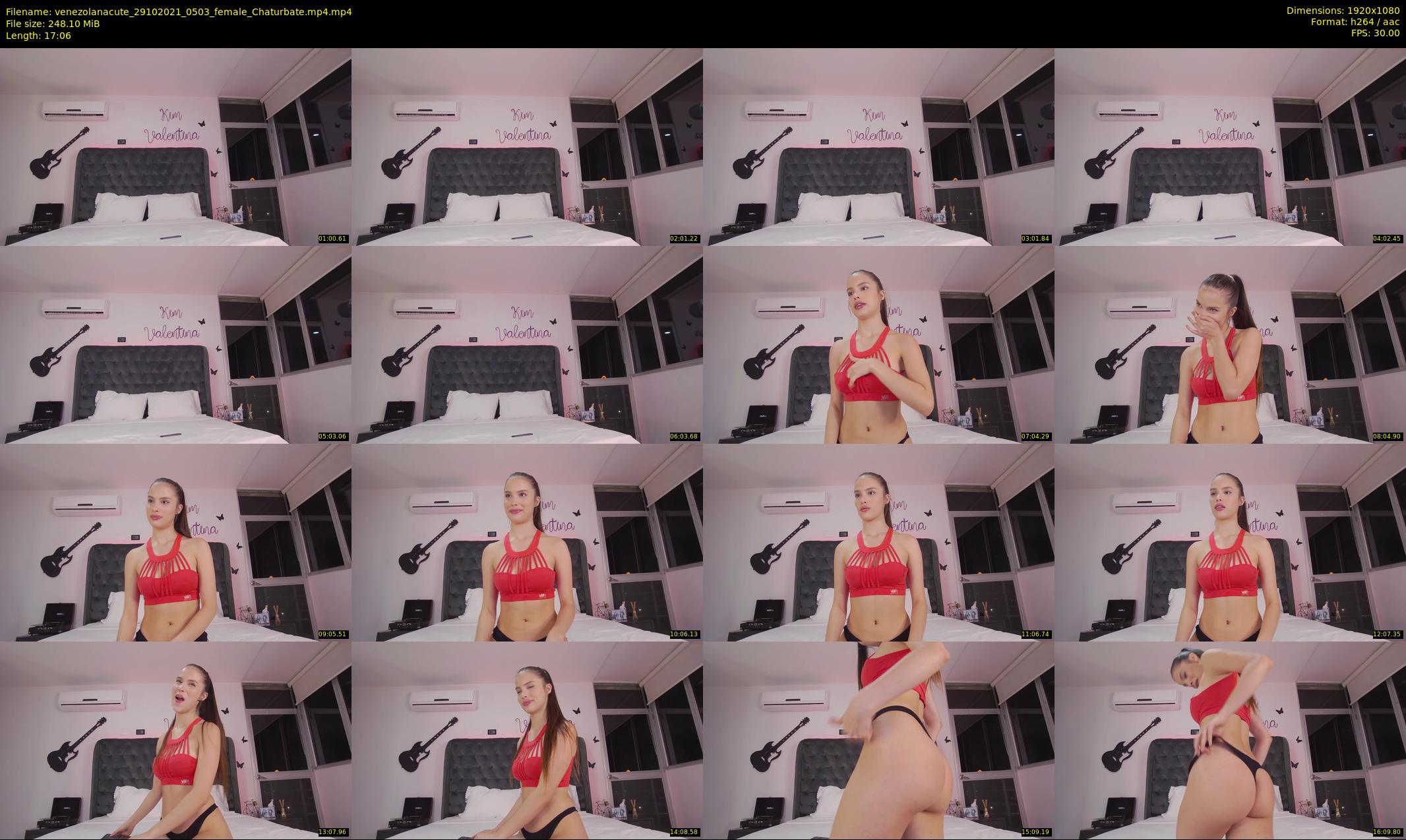 venezolanacute — 18 minute Chaturbate female cam show recording, 1080p, Oct 29, 2021