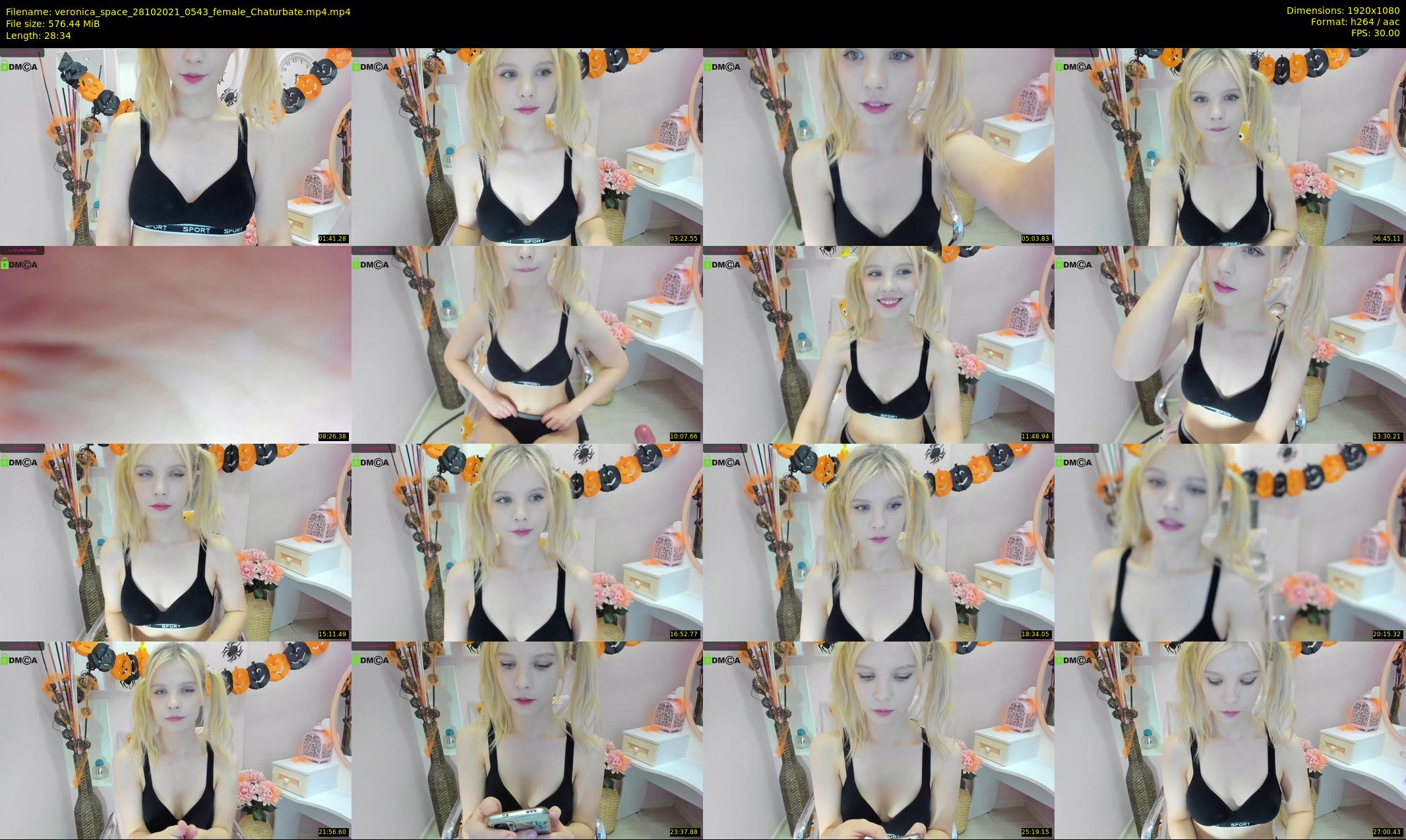 veronica_space — 29 minute Chaturbate female cam show recording, 1080p, Oct 28, 2021