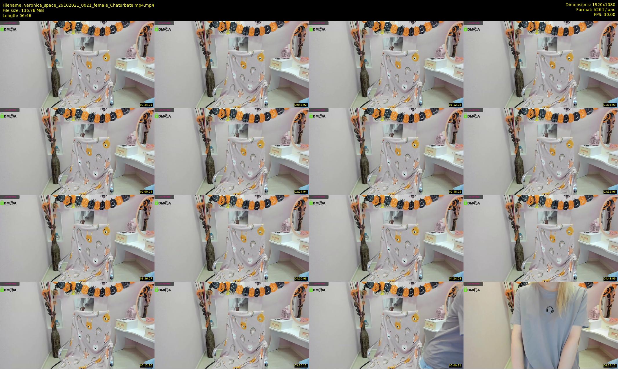 veronica_space — 7 minute Chaturbate female cam show recording, 1080p, Oct 29, 2021