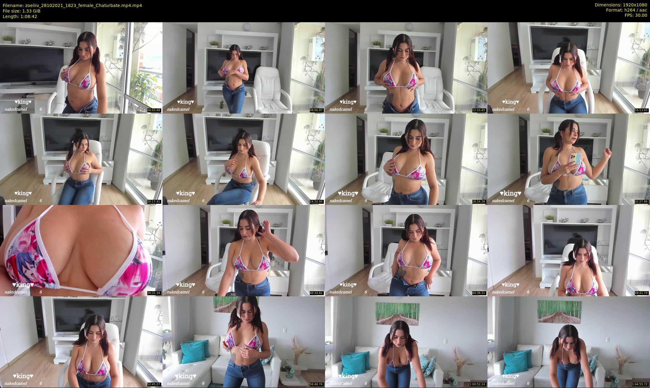 zoeliiv — 69 minute Chaturbate female cam show recording, 1080p, Oct 28, 2021