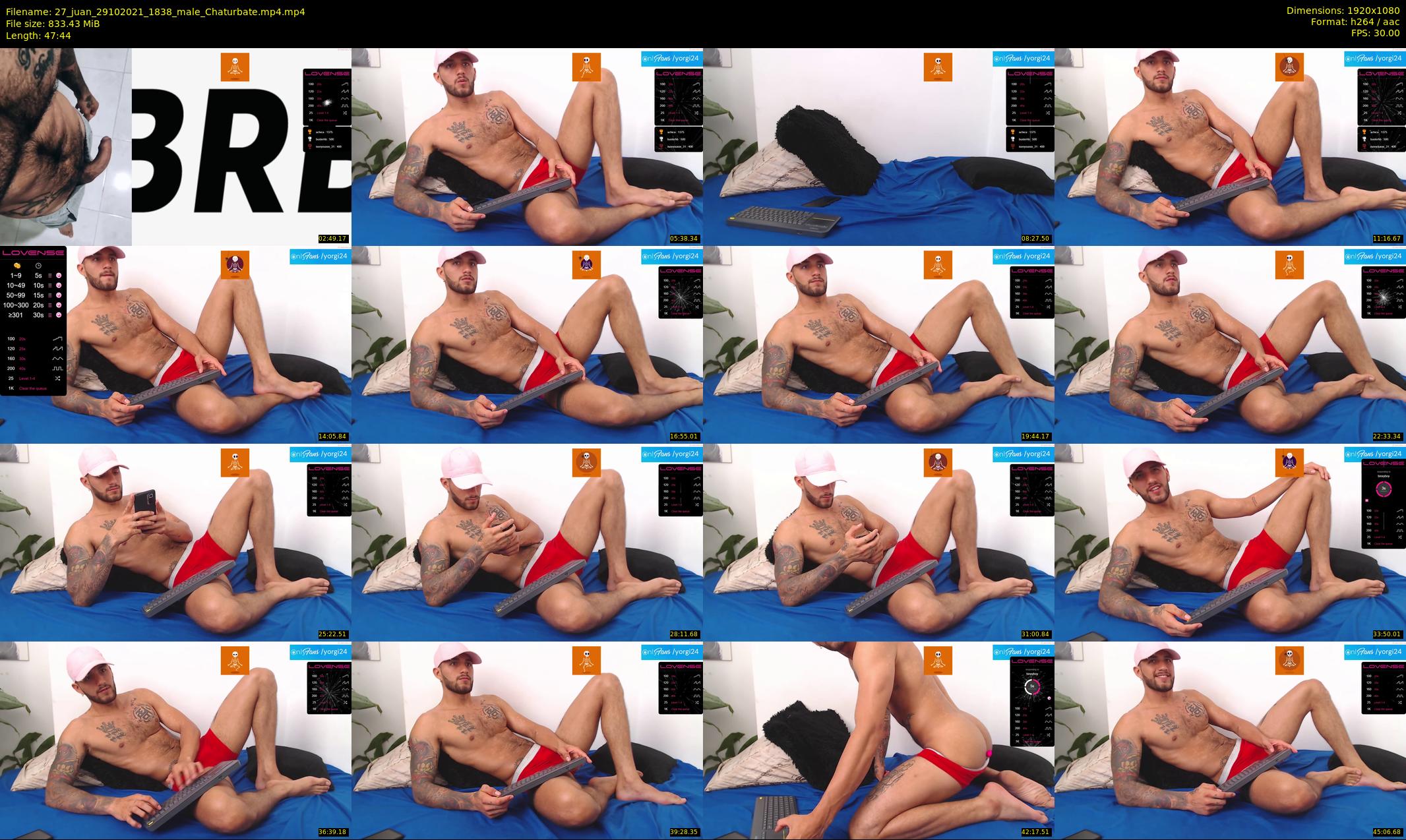 27_juan — 48 minute Chaturbate male cam show recording, 1080p, Oct 29, 2021
