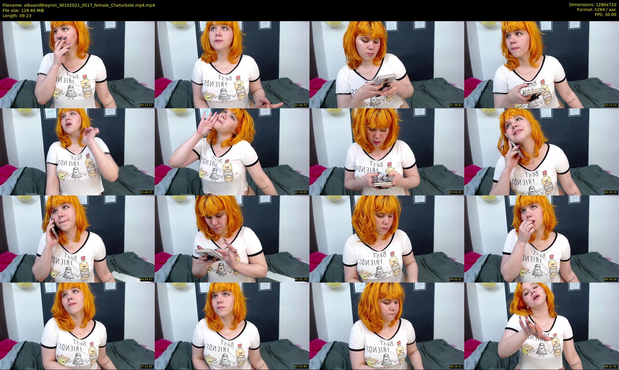 albaandthayron — 10 minute Chaturbate couple cam show recording, 720p, Oct 30, 2021