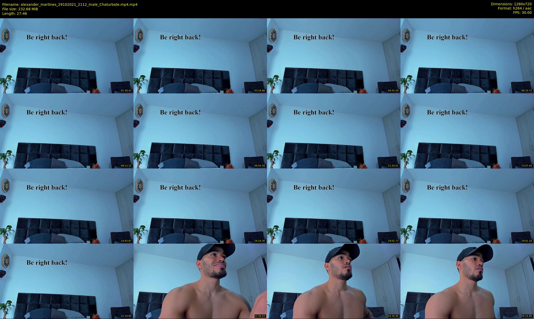 alexander_martines — 28 minute Chaturbate male cam show recording, 720p, Oct 29, 2021