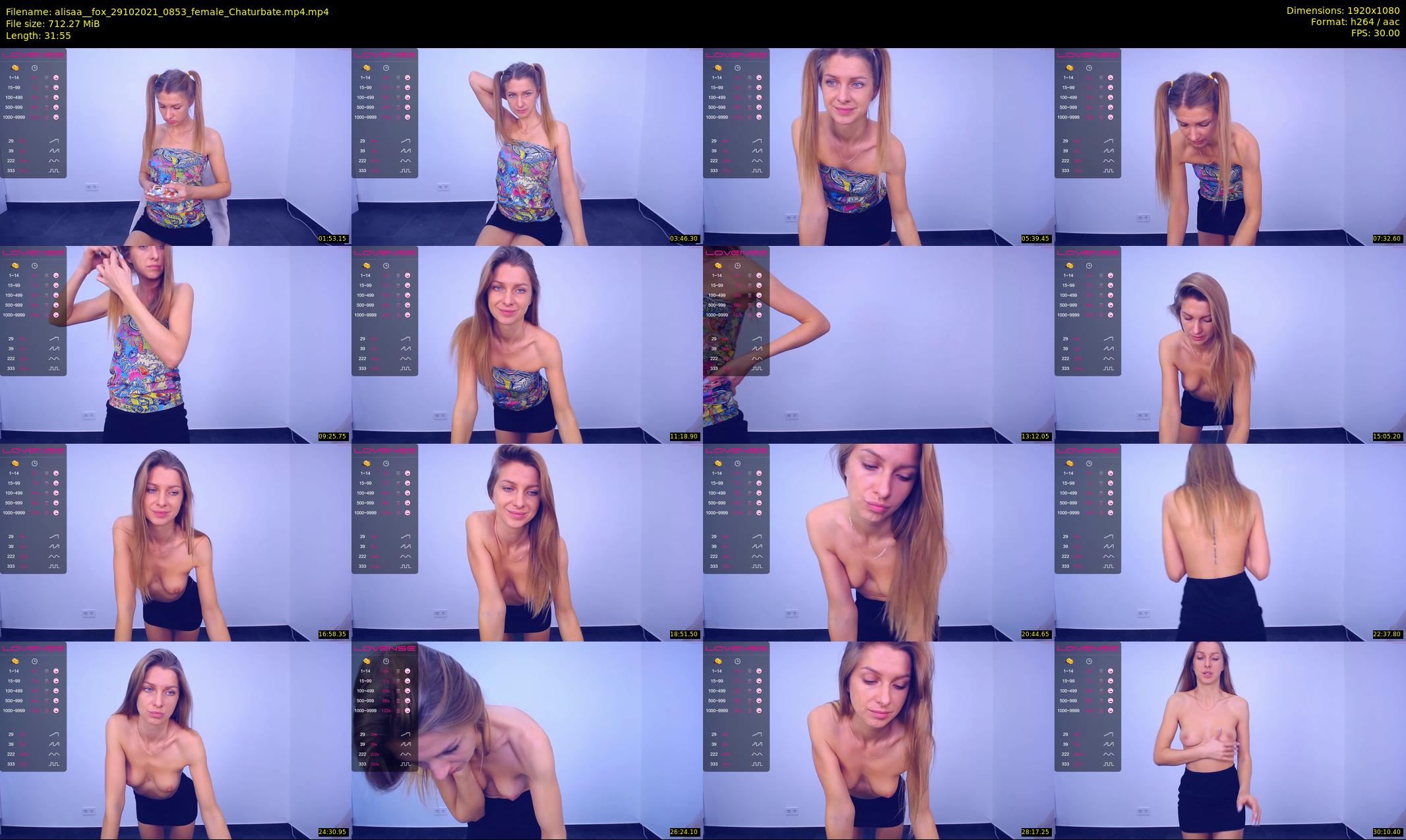 alisaa__fox — 32 minute Chaturbate female cam show recording, 1080p, Oct 29, 2021