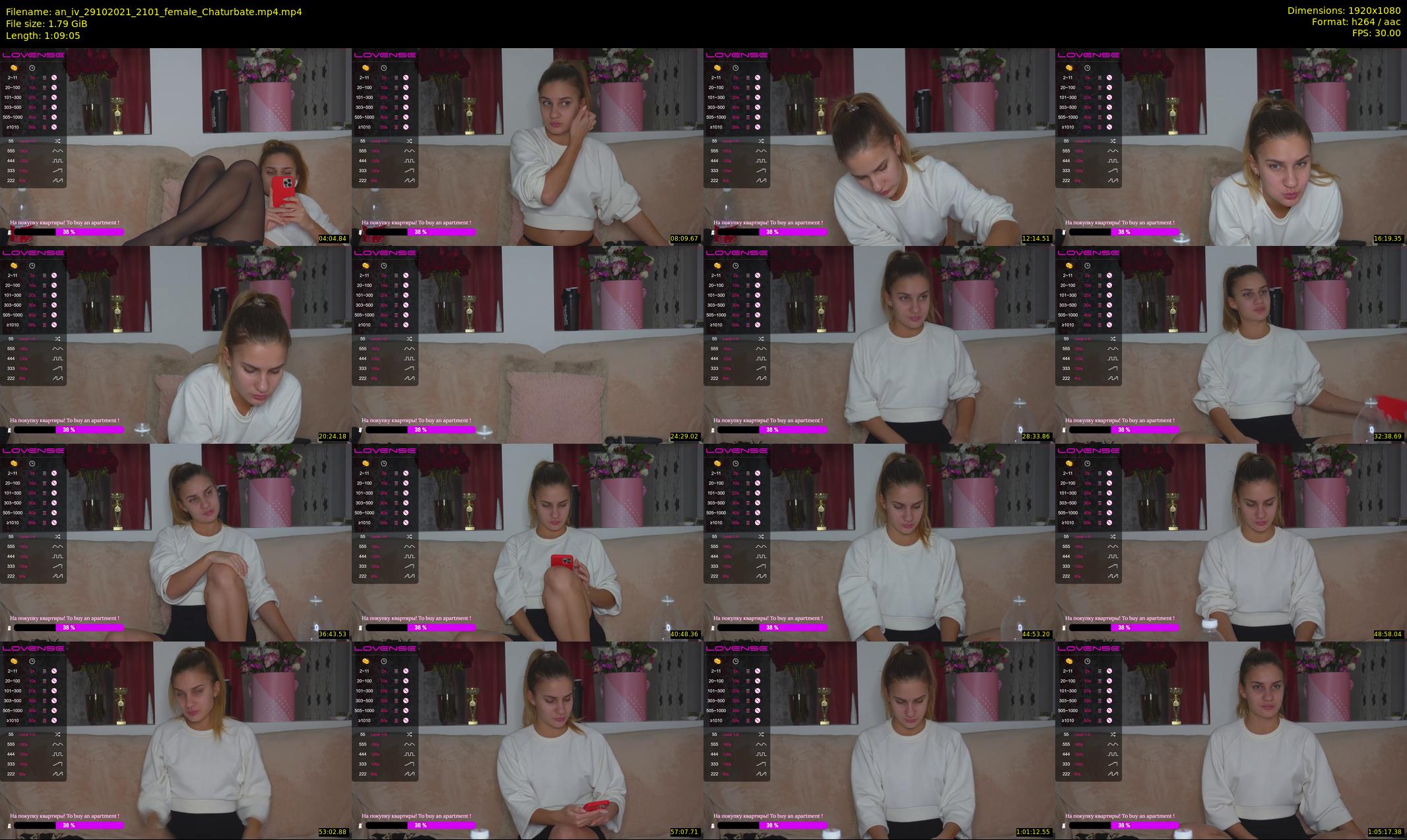 an_iv — 70 minute Chaturbate female cam show recording, 1080p, Oct 29, 2021