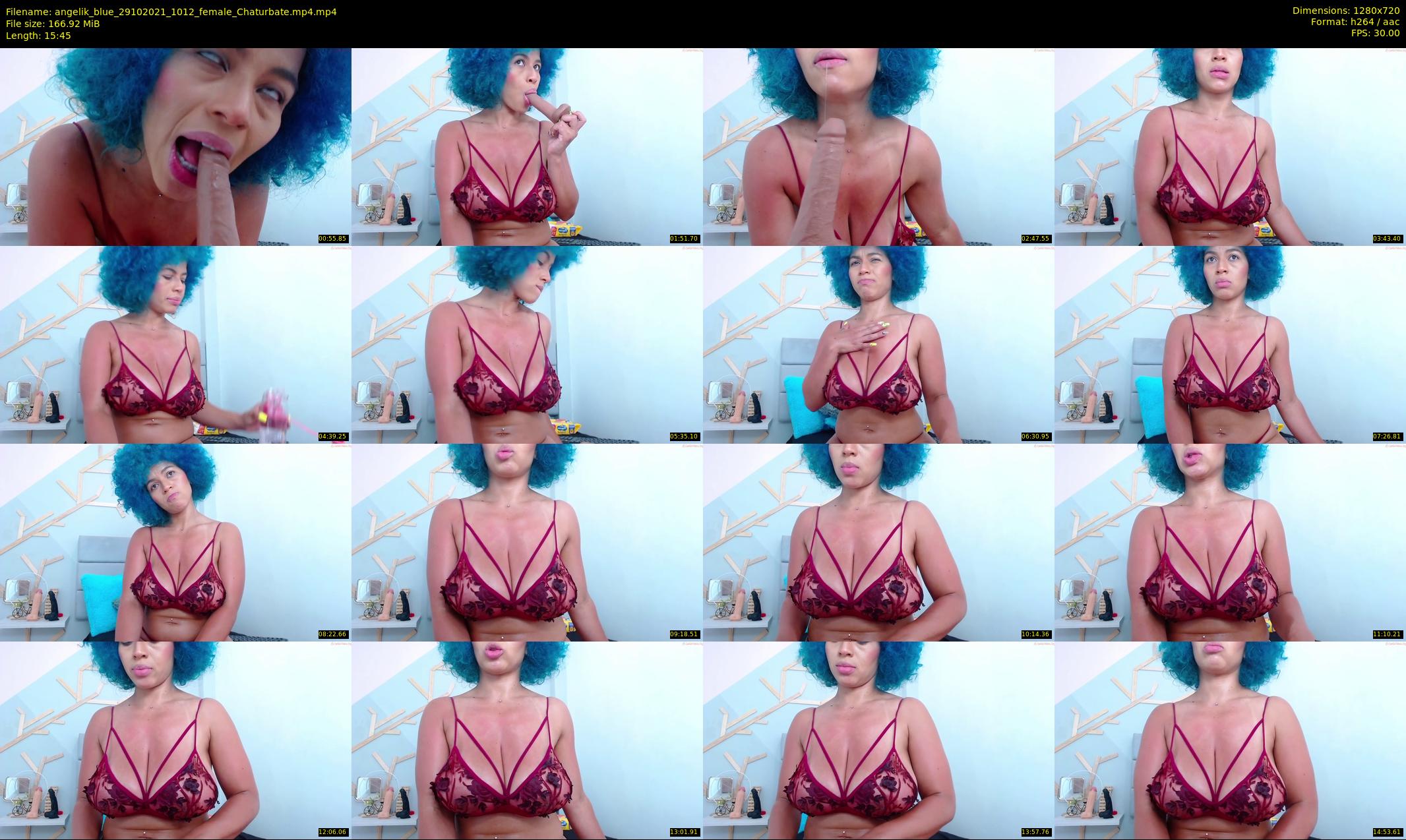 angelik_blue — 16 minute Chaturbate female cam show recording, 720p, Oct 29, 2021