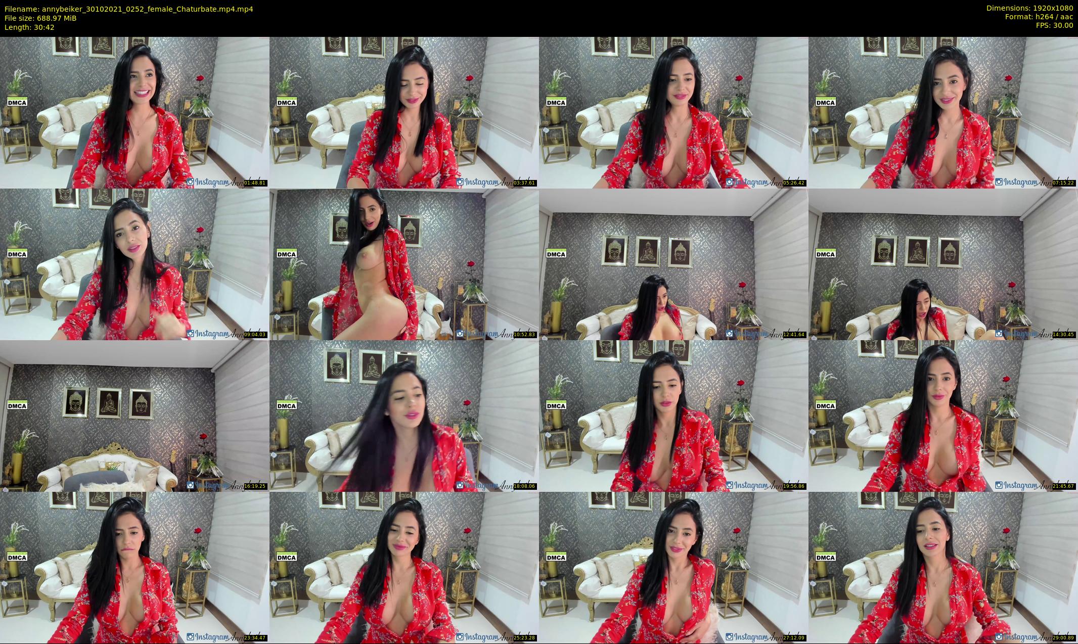annybeiker — 31 minute Chaturbate female cam show recording, 1080p, Oct 30, 2021