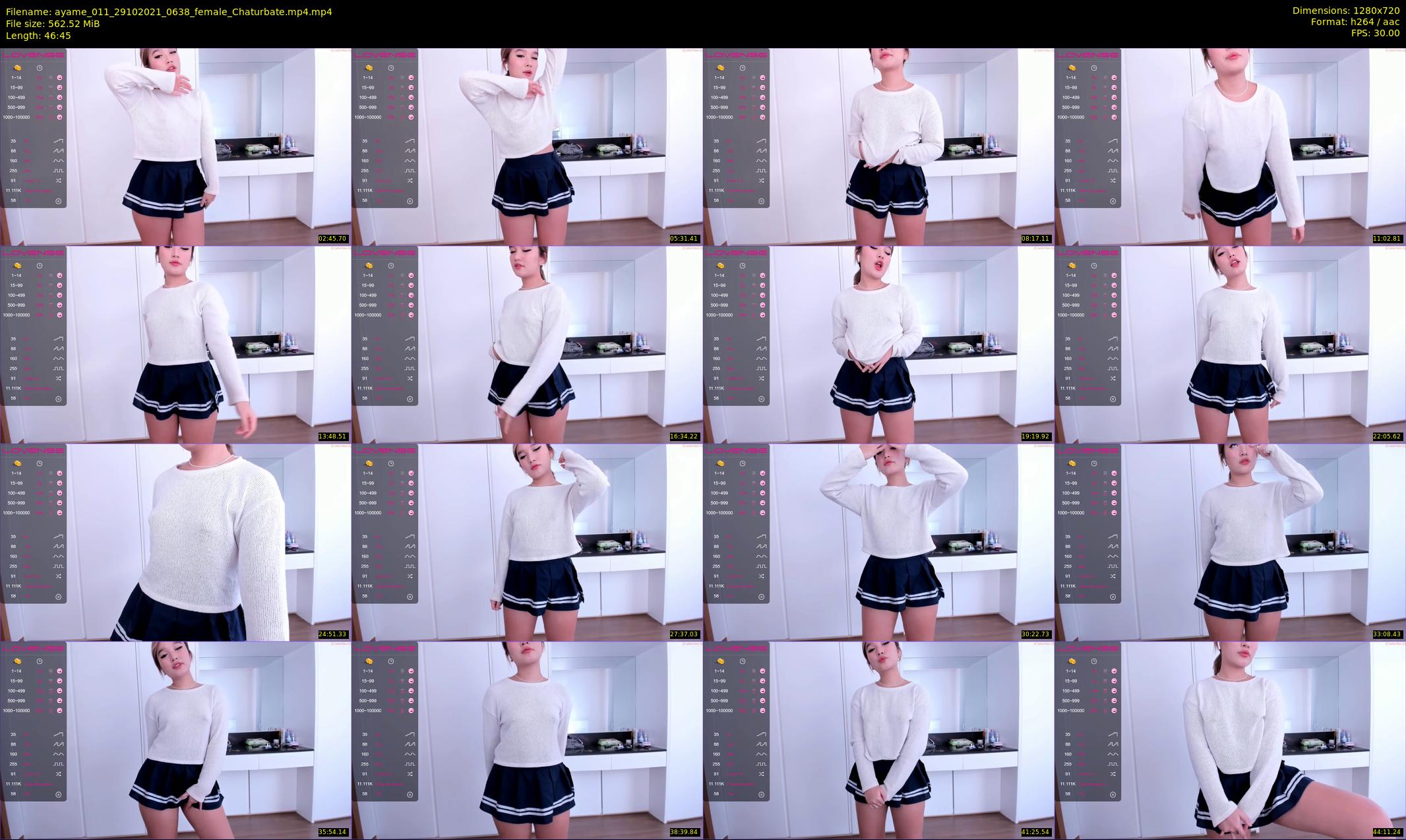 ayame_011 — 47 minute Chaturbate female cam show recording, 720p, Oct 29, 2021