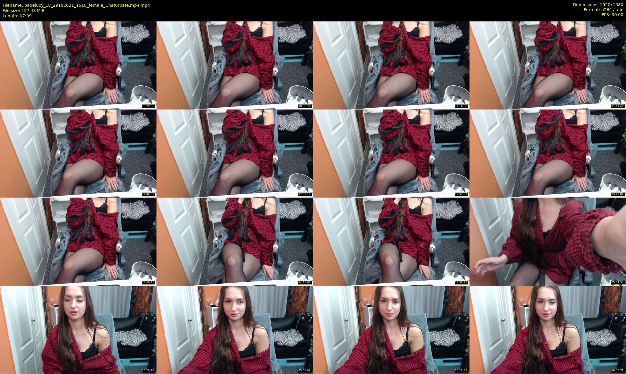 babelucy_18 — 8 minute Chaturbate female cam show recording, 1080p, Oct 29, 2021