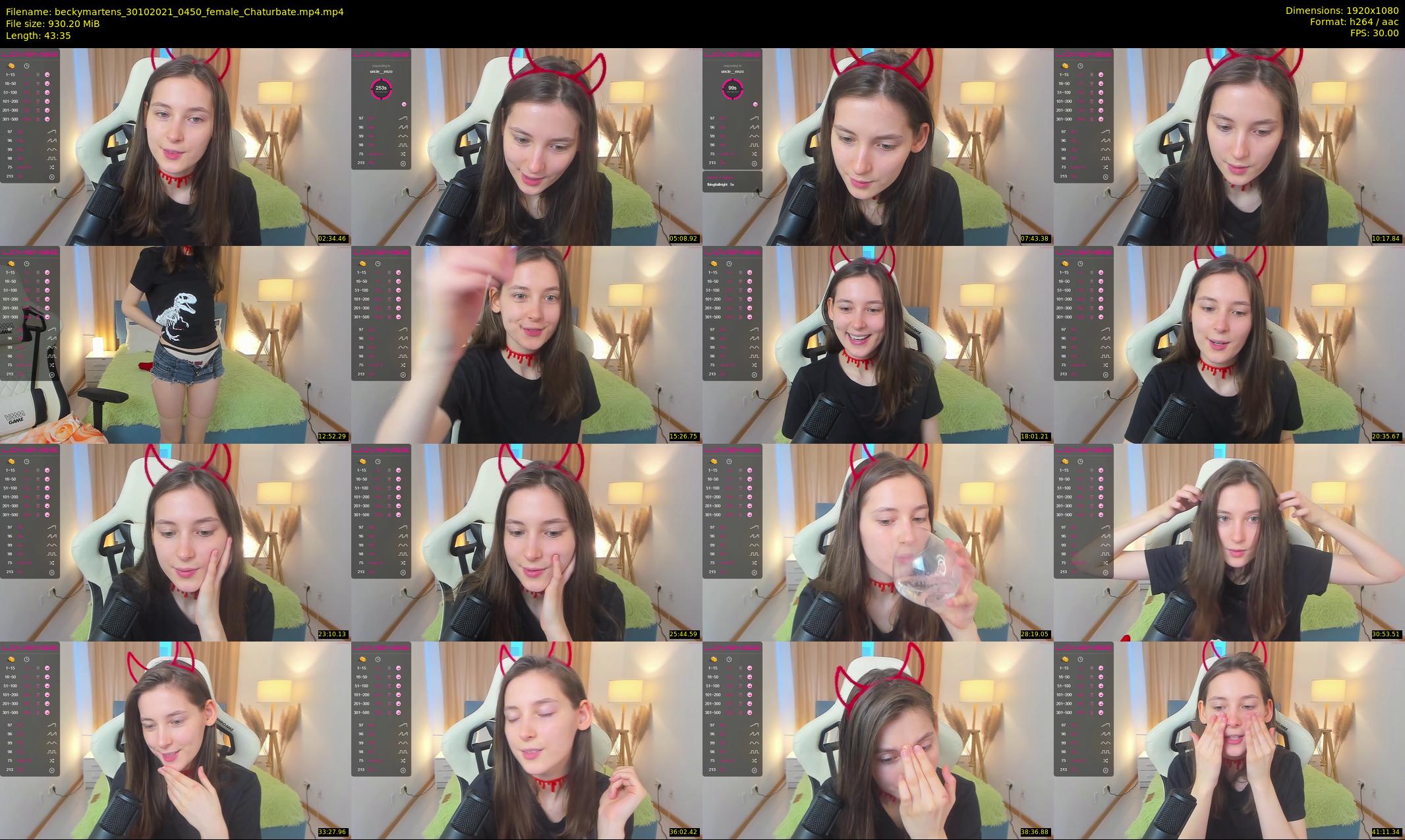 beckymartens — 44 minute Chaturbate female cam show recording, 1080p, Oct 30, 2021