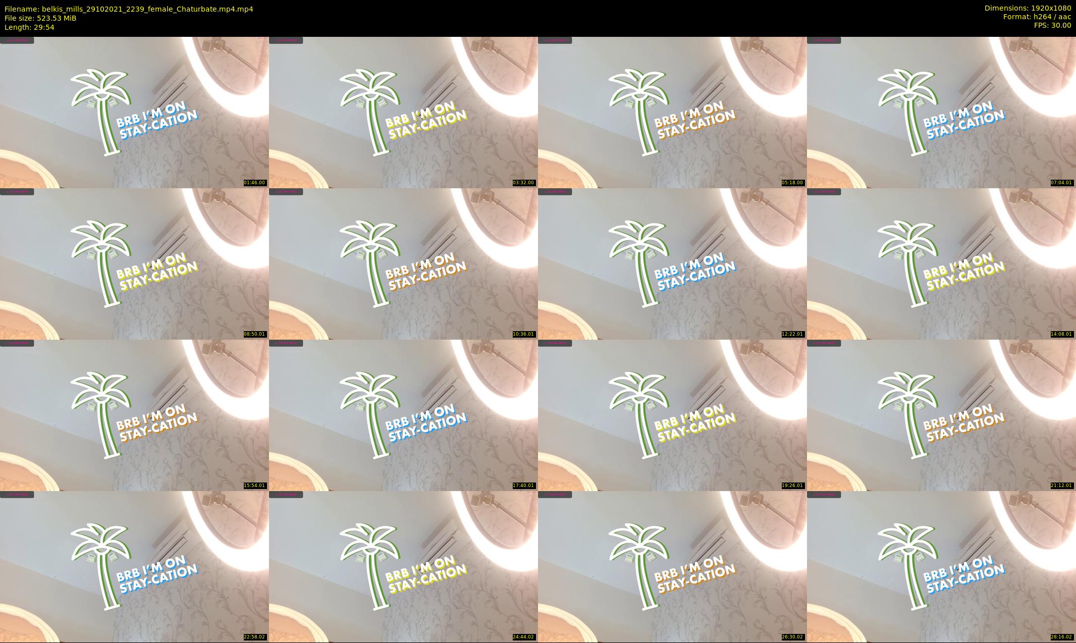 belkis_mills — 30 minute Chaturbate female cam show recording, 1080p, Oct 29, 2021