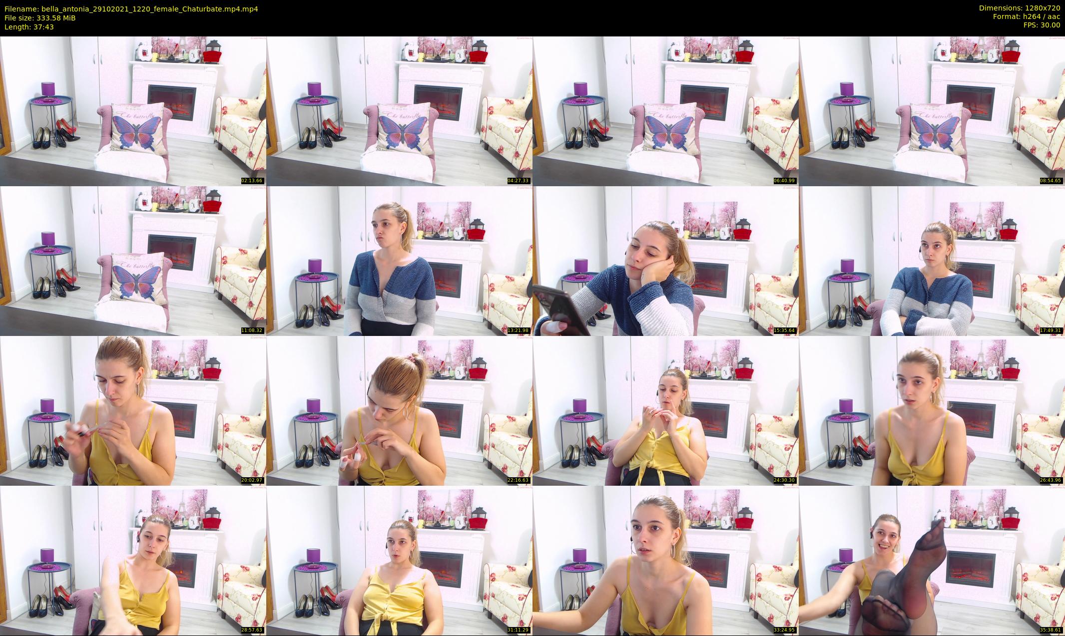 bella_antonia — 38 minute Chaturbate female cam show recording, 720p, Oct 29, 2021