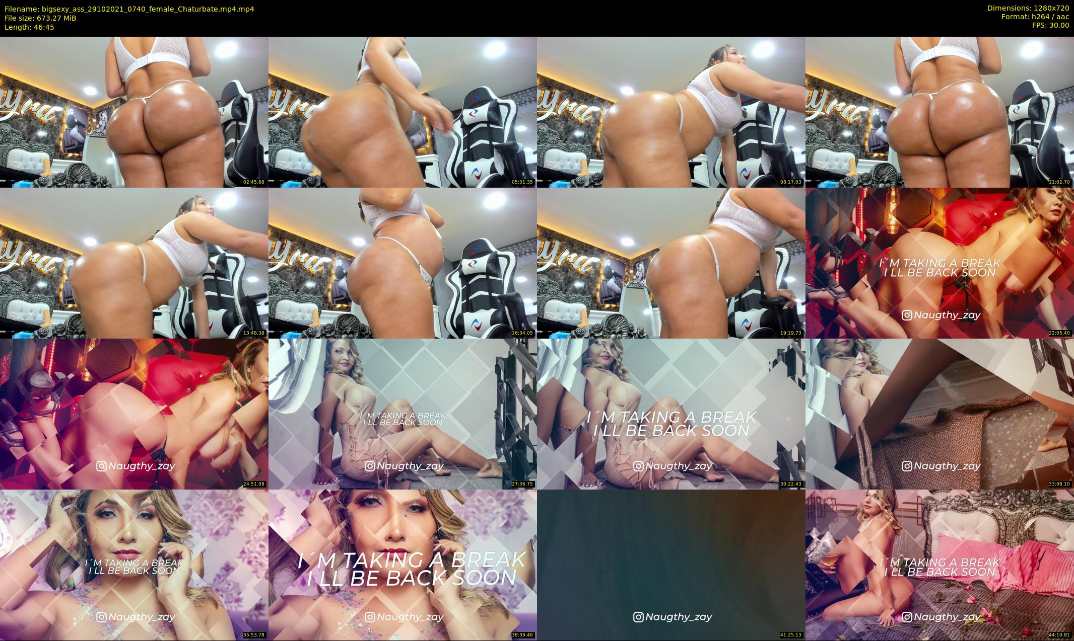 bigsexy_ass — 47 minute Chaturbate female cam show recording, 720p, Oct 29, 2021