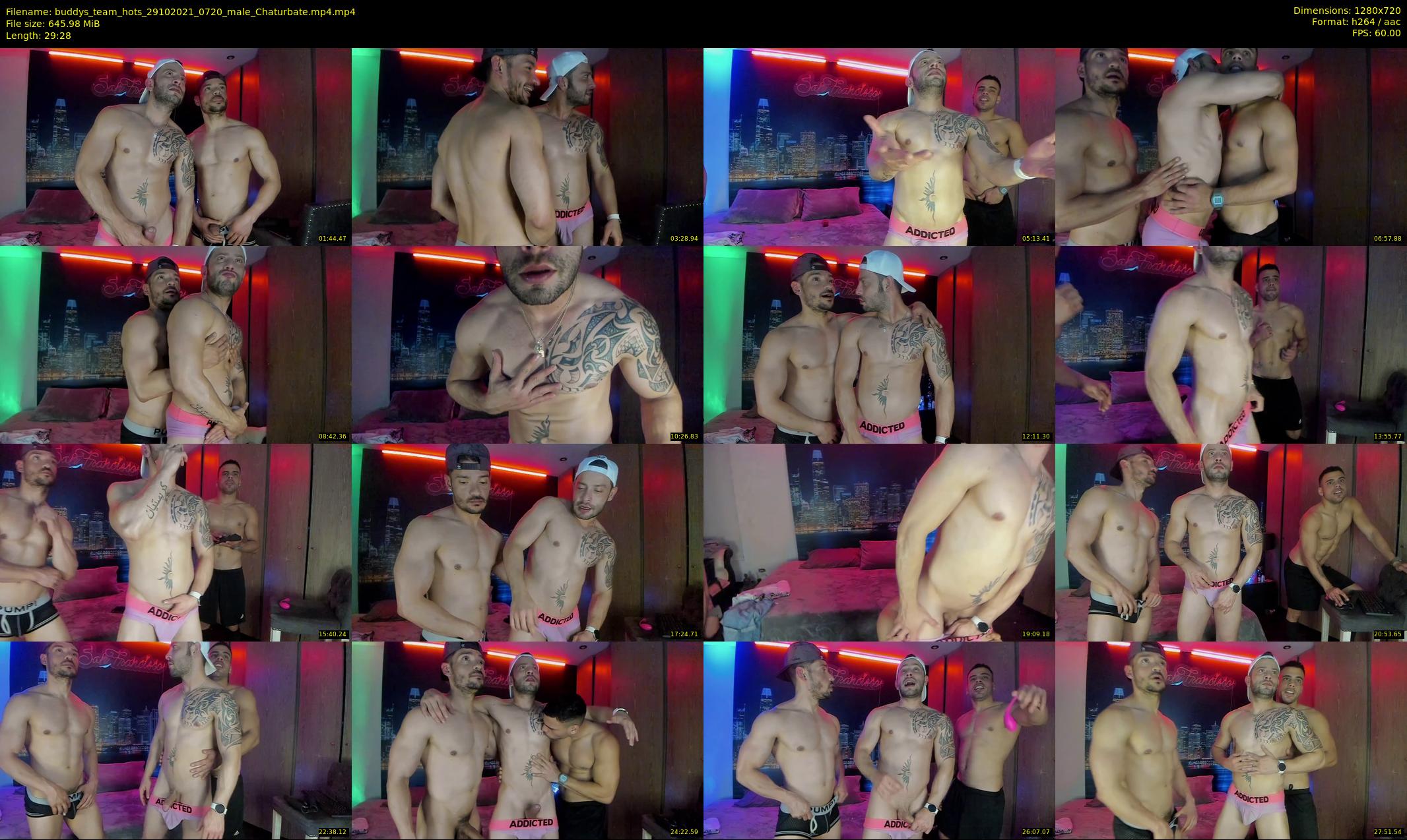 buddys_team_hots — 30 minute Chaturbate couple cam show recording, 720p, Oct 29, 2021
