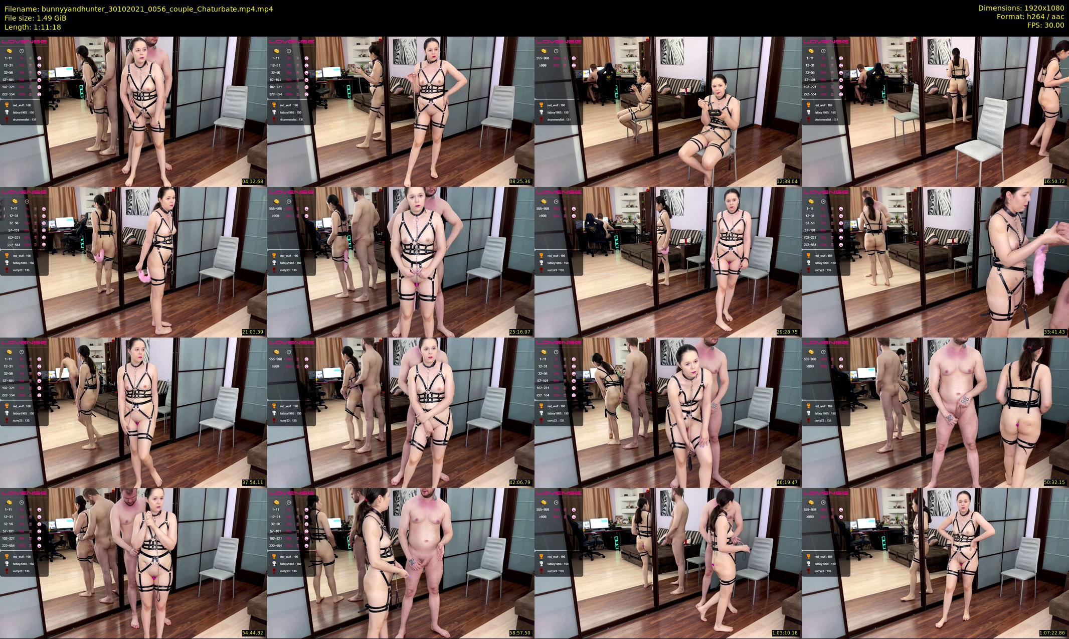 bunnyyandhunter — 72 minute Chaturbate couple cam show recording, 1080p, Oct 30, 2021