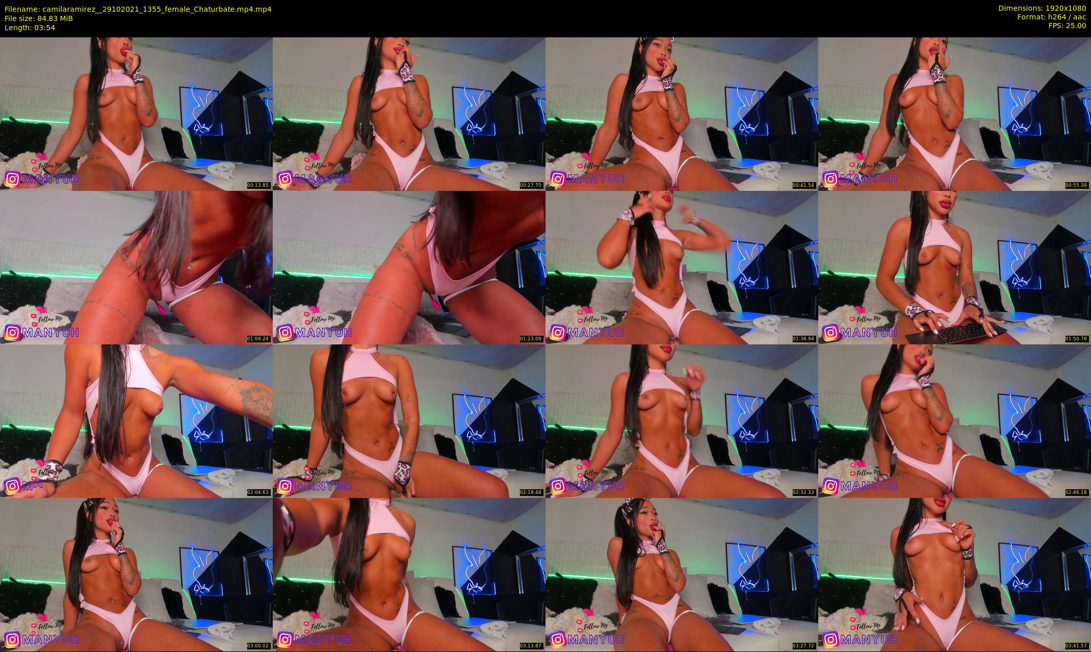 camilaramirez_ — 4 minute Chaturbate female cam show recording, 1080p, Oct 29, 2021