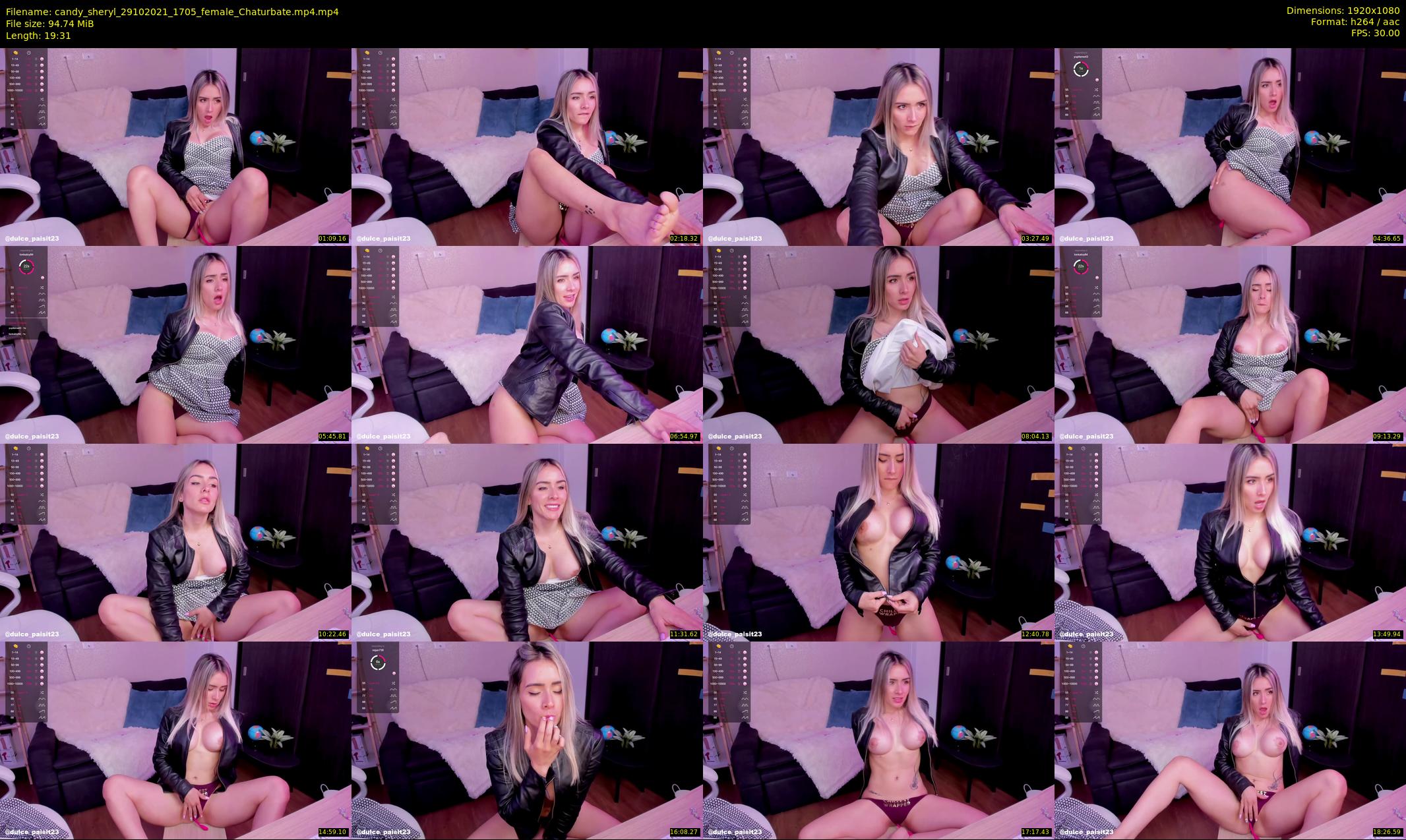 candy_sheryl — 20 minute Chaturbate female cam show recording, 1080p, Oct 29, 2021