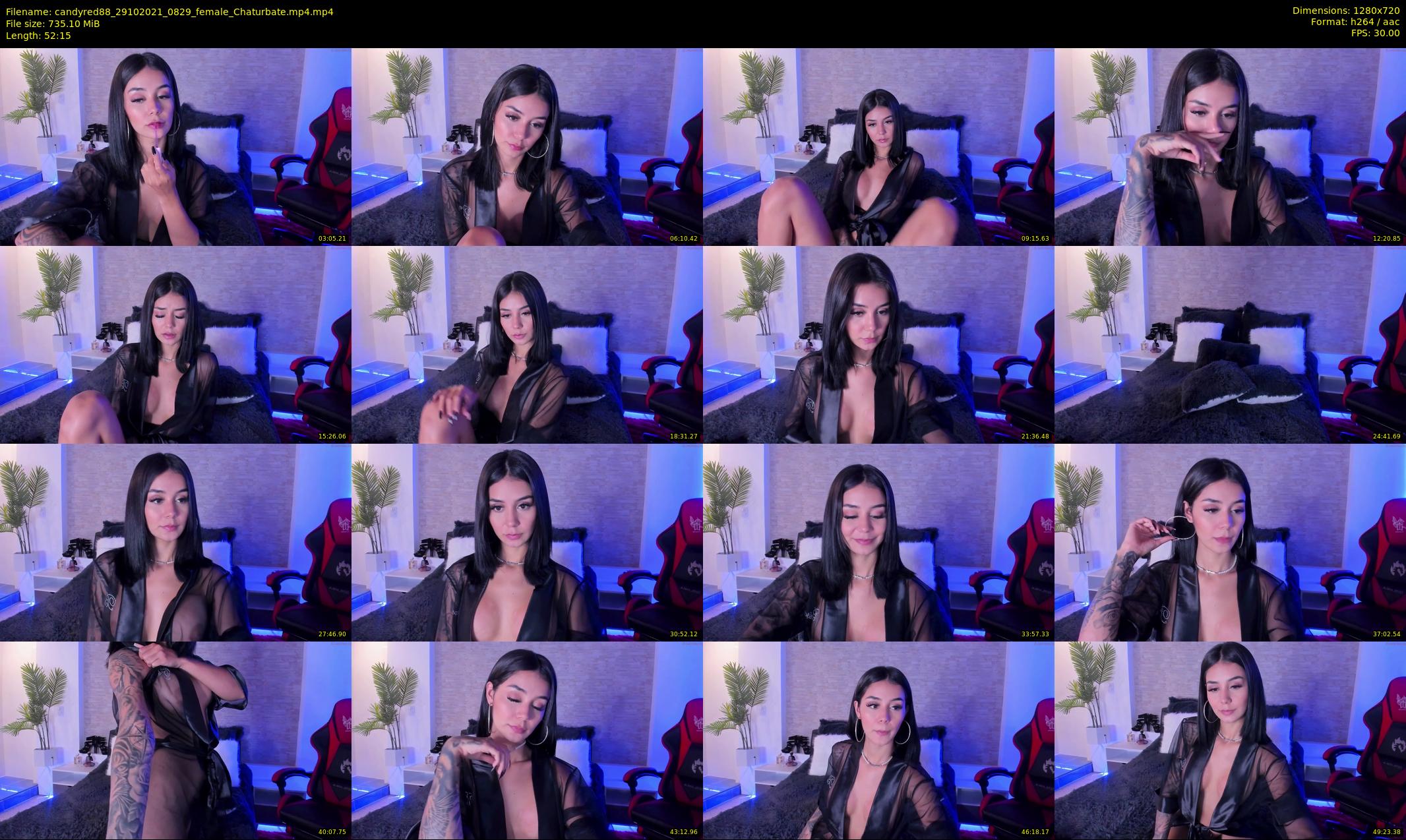 candyred88 — 53 minute Chaturbate female cam show recording, 720p, Oct 29, 2021