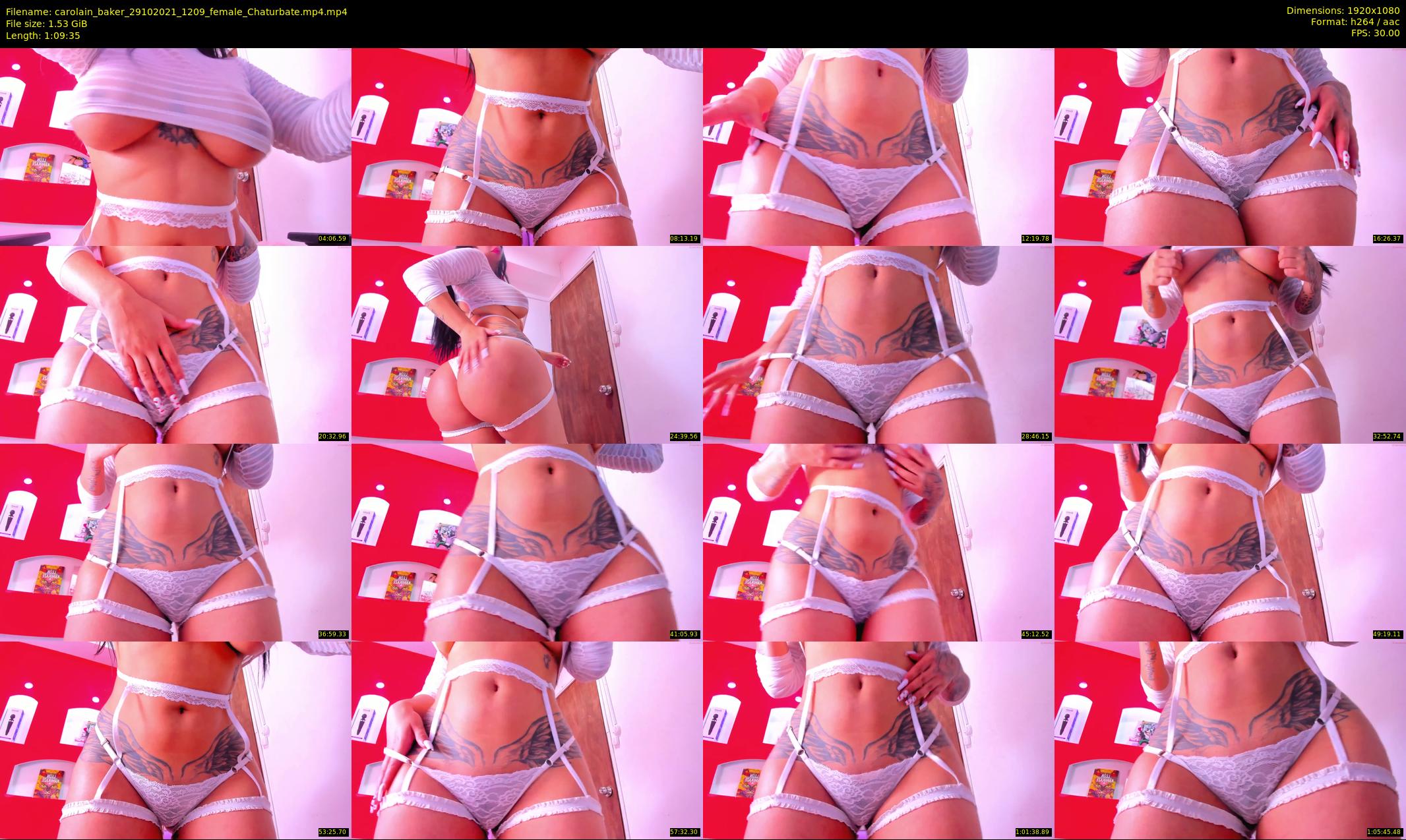 carolain_baker — 70 minute Chaturbate female cam show recording, 1080p, Oct 29, 2021