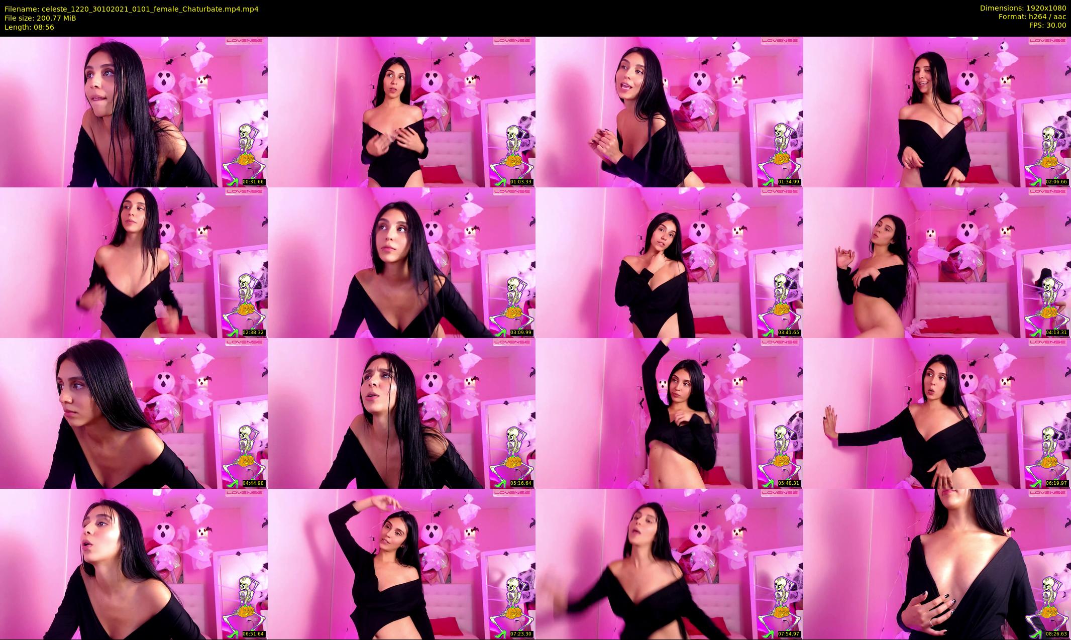 celeste_1220 — 9 minute Chaturbate female cam show recording, 1080p, Oct 30, 2021
