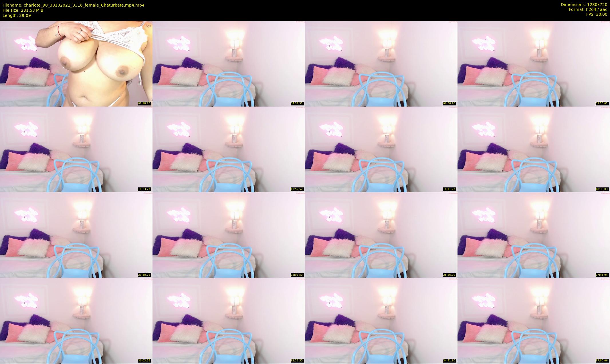 charlote_98 — 40 minute Chaturbate female cam show recording, 720p, Oct 30, 2021