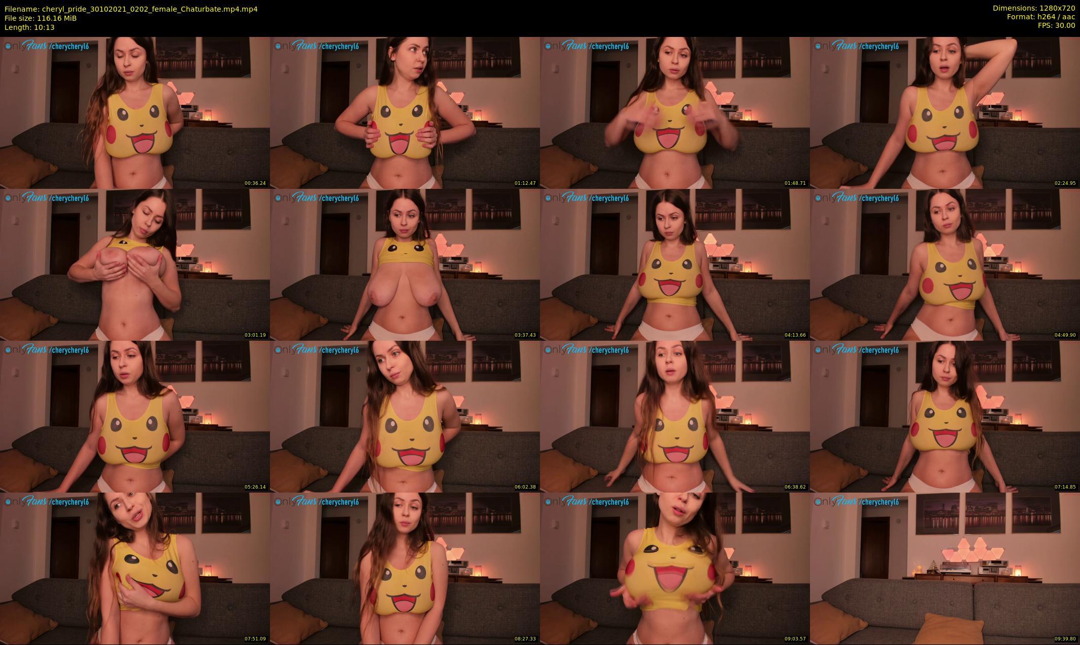 cheryl_pride — 11 minute Chaturbate female cam show recording, 720p, Oct 30, 2021