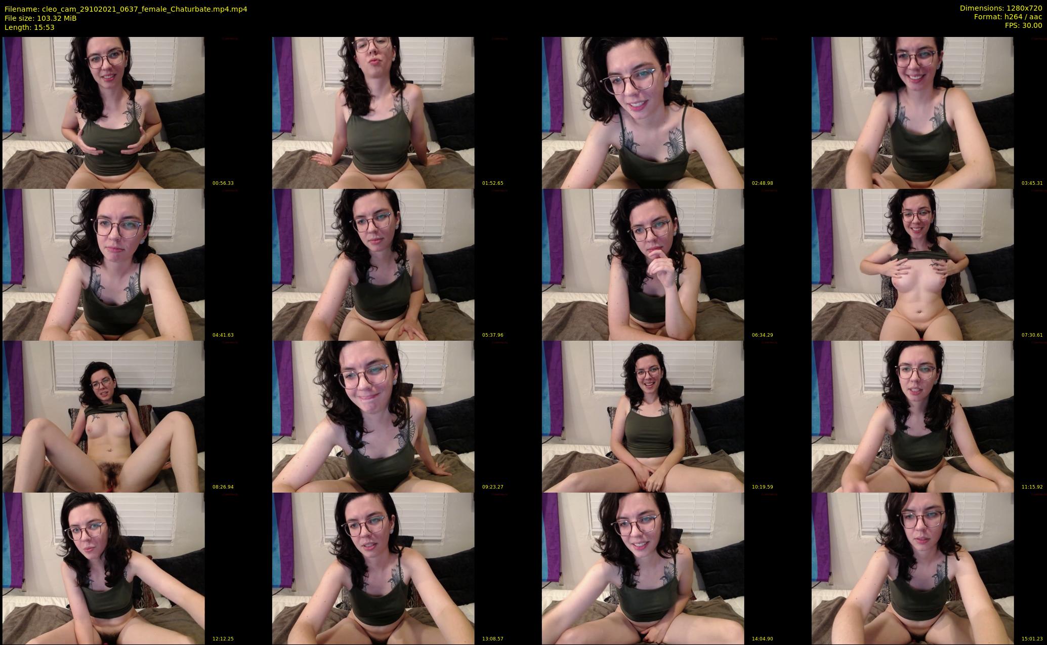 cleo_cam — 16 minute Chaturbate female cam show recording, 720p, Oct 29, 2021