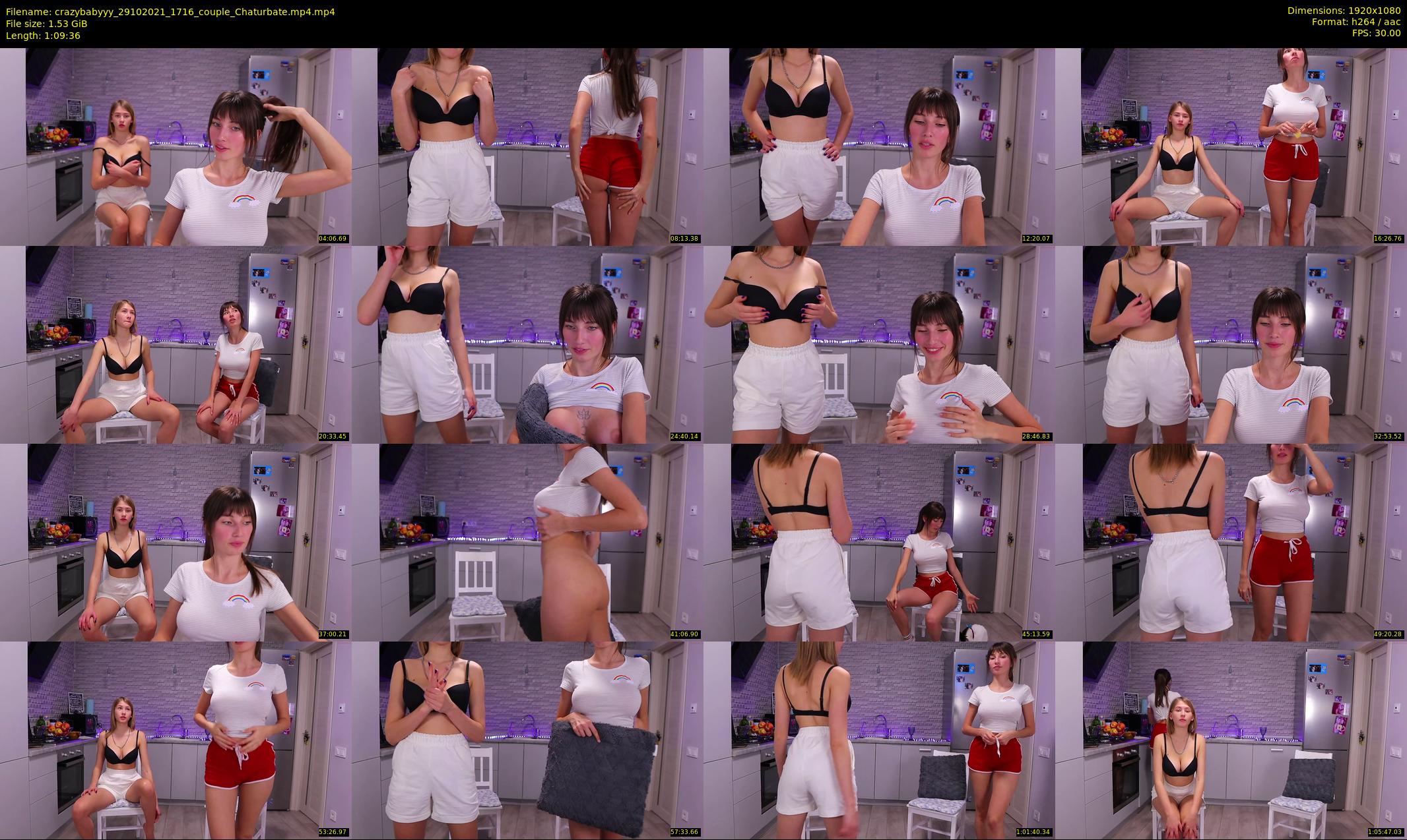 crazybabyyy — 70 minute Chaturbate couple cam show recording, 1080p, Oct 29, 2021