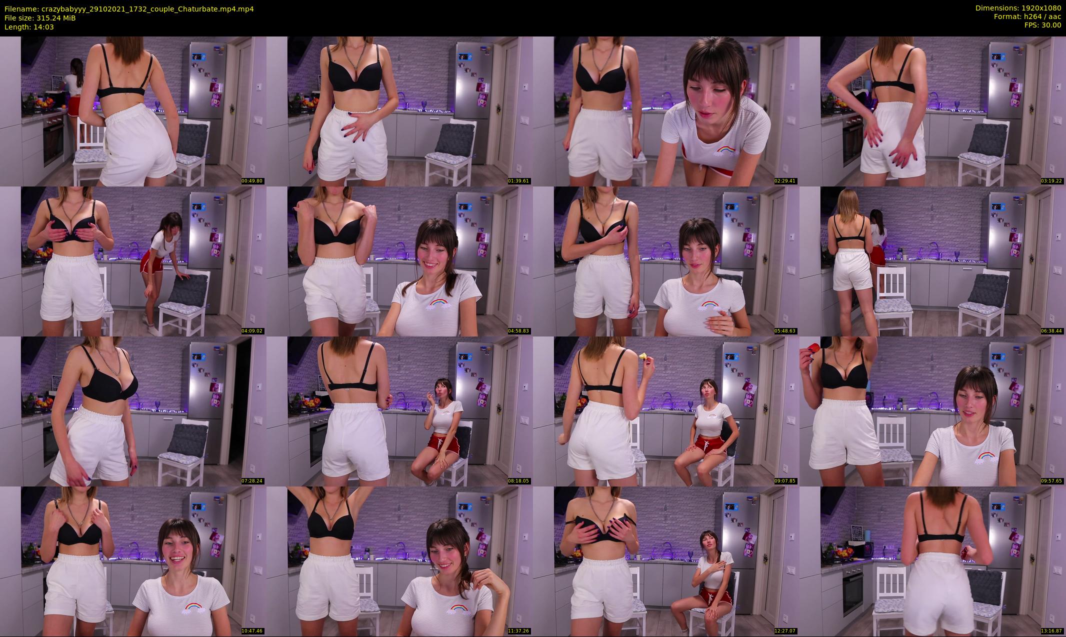 crazybabyyy — 15 minute Chaturbate couple cam show recording, 1080p, Oct 29, 2021