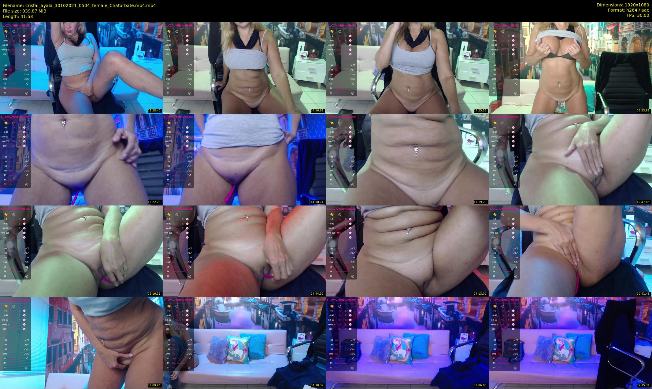 cristal_ayala — 42 minute Chaturbate female cam show recording, 1080p, Oct 30, 2021