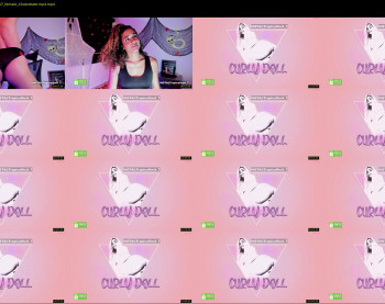 curlydoll1 — 70 minute Chaturbate female cam show recording, 720p, Oct 29, 2021