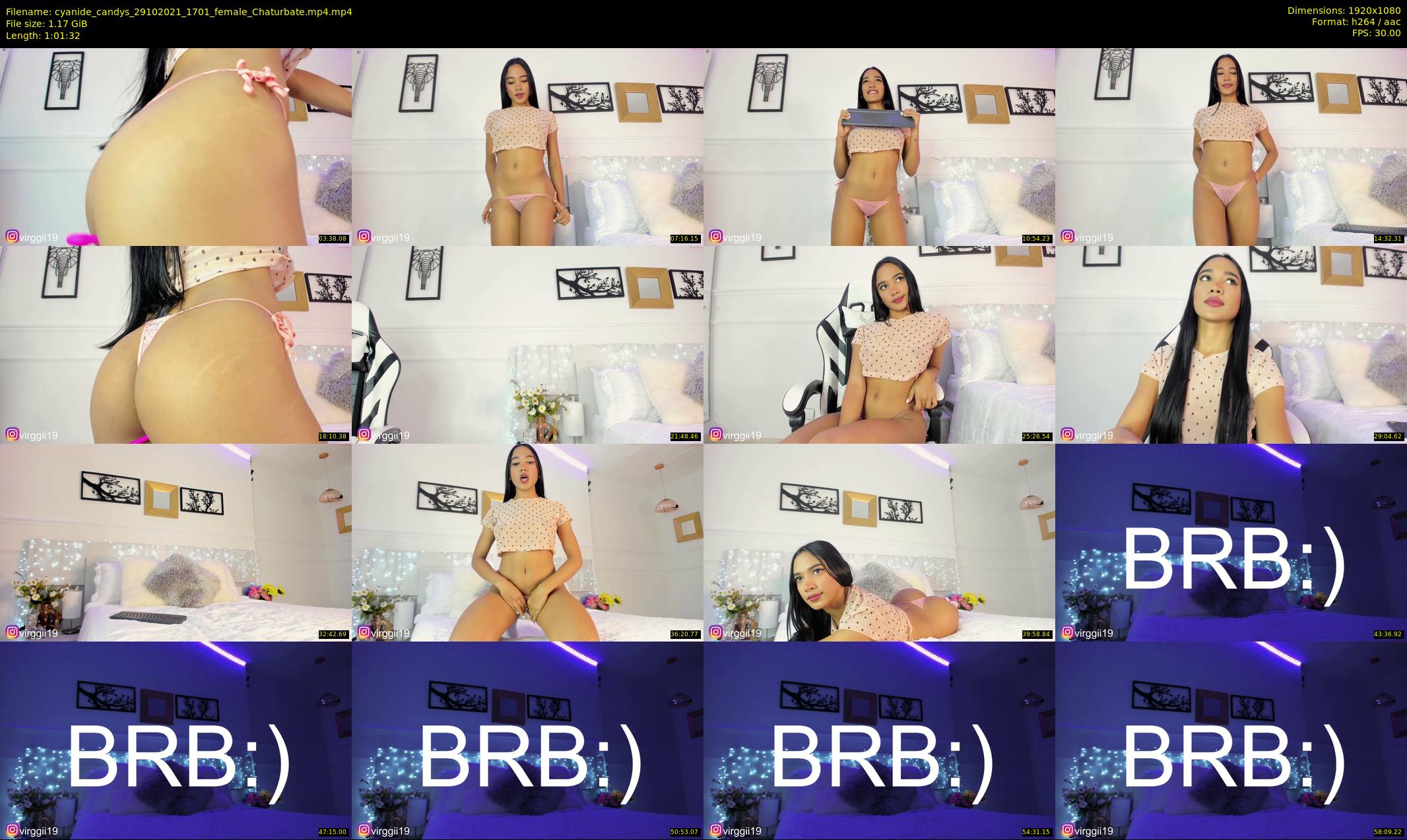cyanide_candys — 62 minute Chaturbate female cam show recording, 1080p, Oct 29, 2021