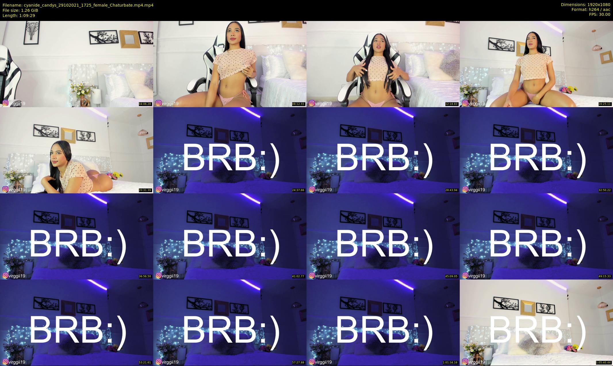 cyanide_candys — 70 minute Chaturbate female cam show recording, 1080p, Oct 29, 2021