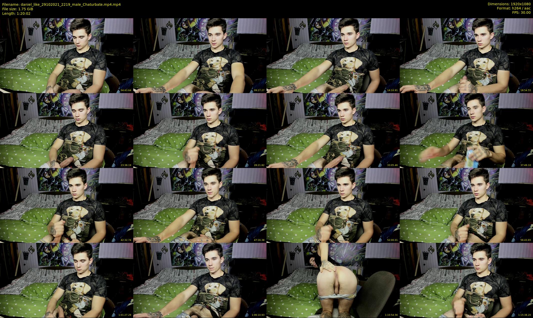 daniel_like — 81 minute Chaturbate male cam show recording, 1080p, Oct 29, 2021