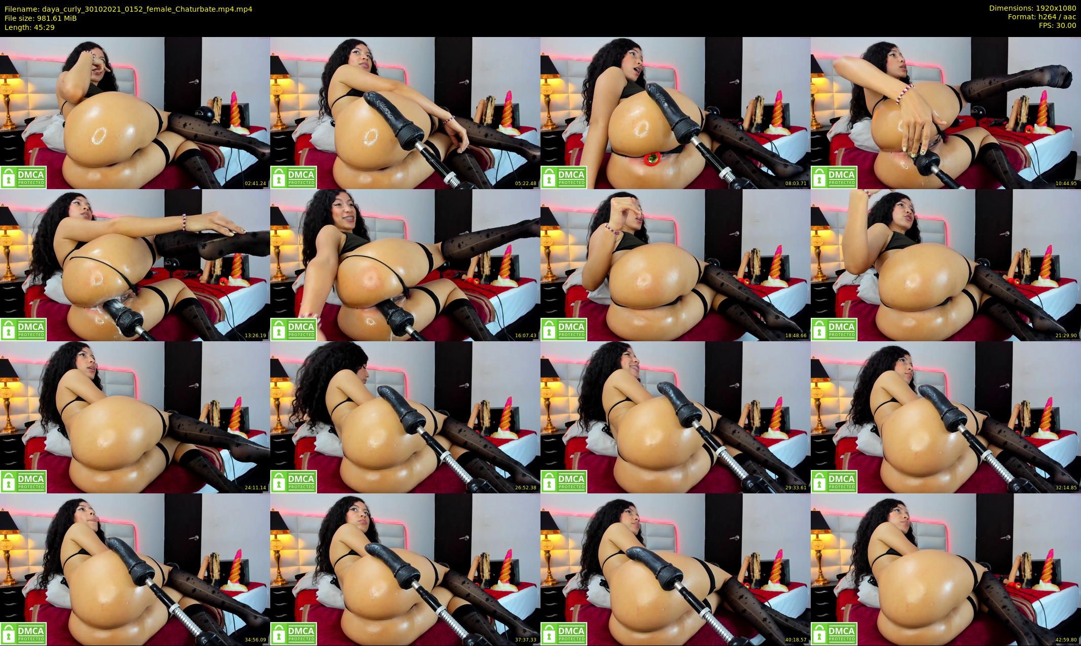 daya_curly — 46 minute Chaturbate female cam show recording, 1080p, Oct 30, 2021