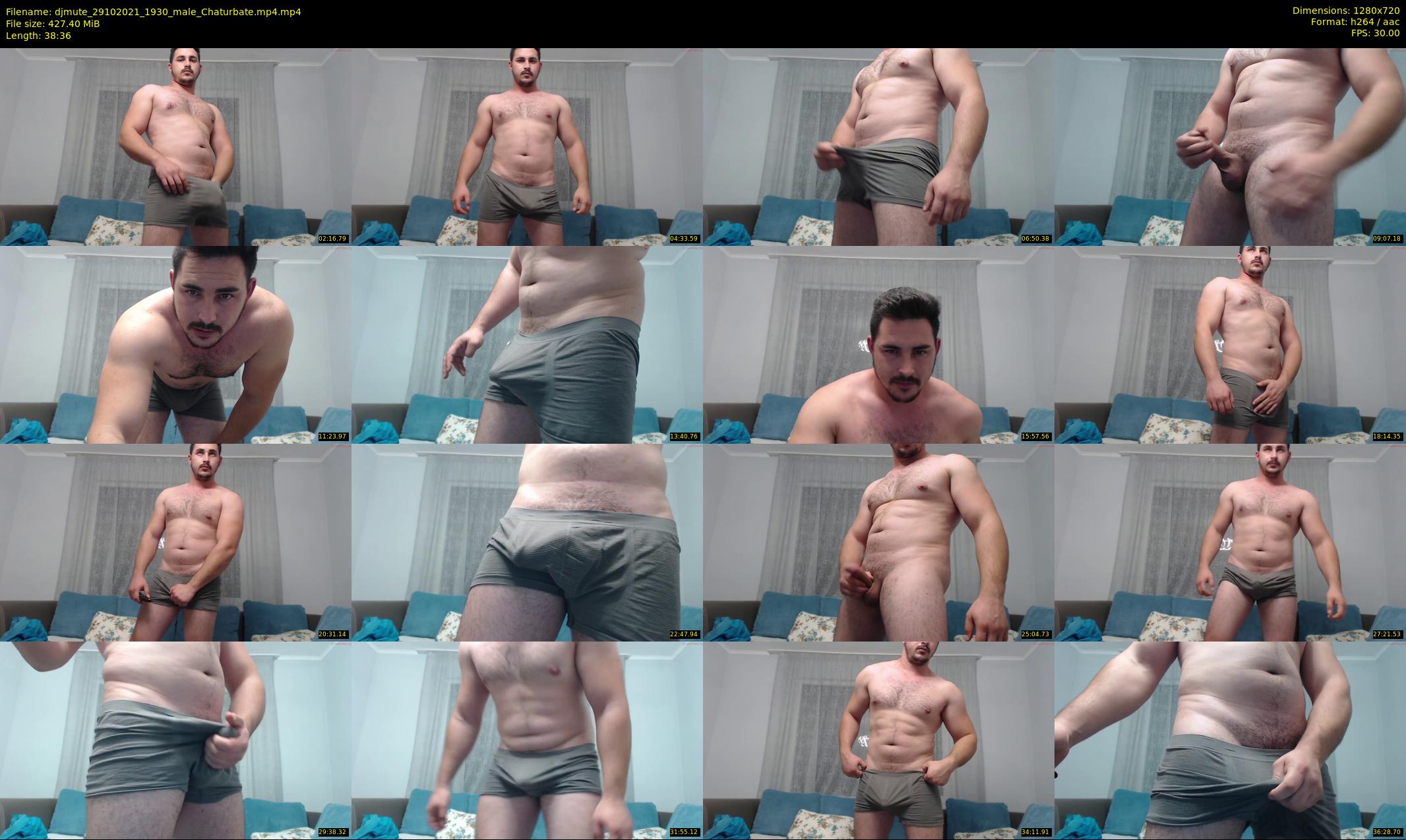 djmute — 39 minute Chaturbate male cam show recording, 720p, Oct 29, 2021