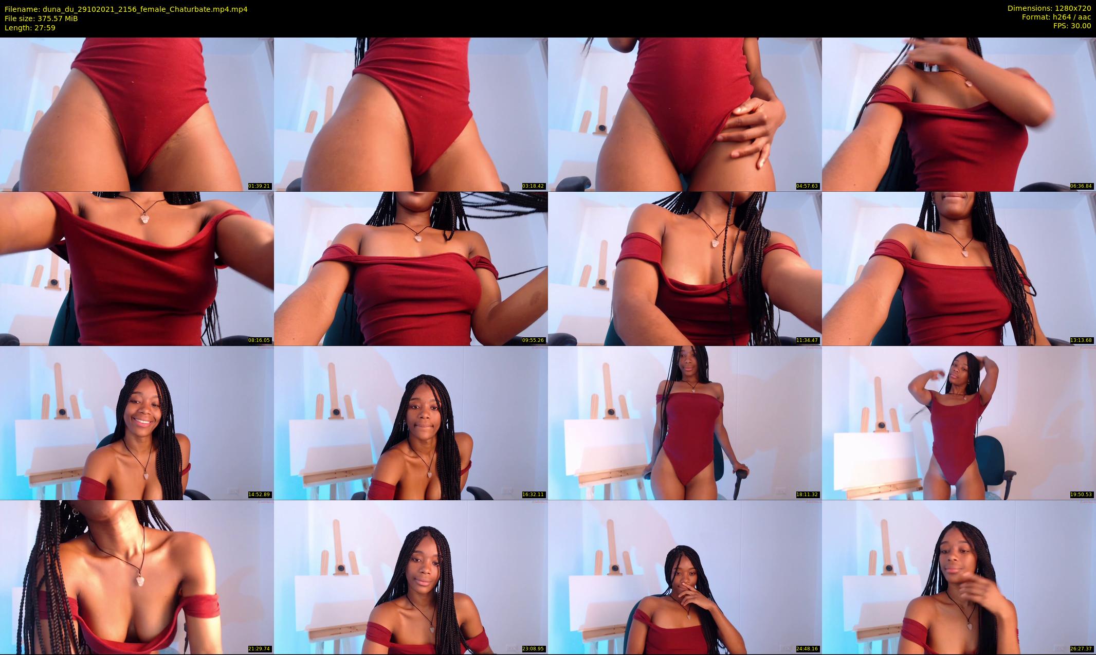 duna_du — 28 minute Chaturbate female cam show recording, 720p, Oct 29, 2021