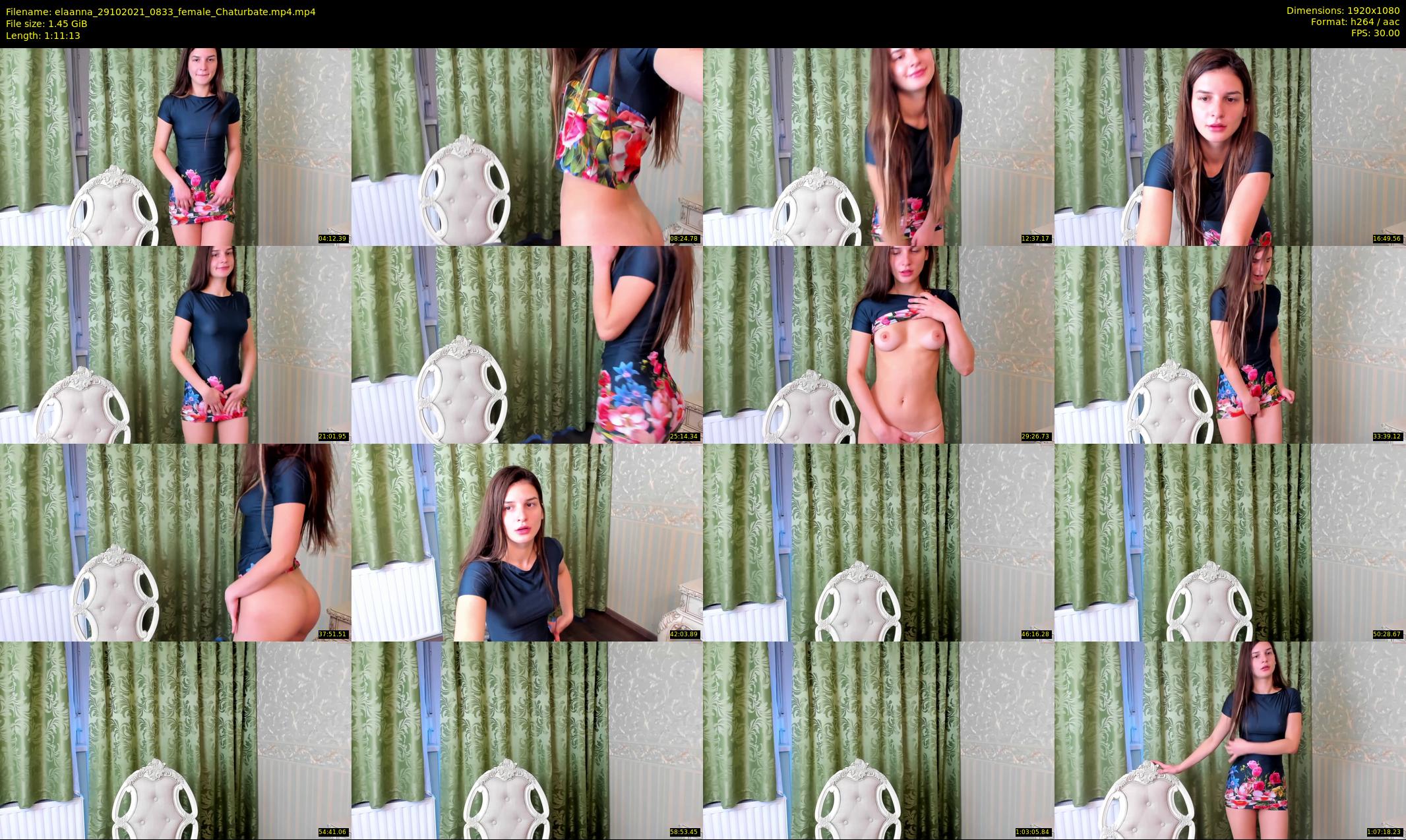 elaanna — 72 minute Chaturbate female cam show recording, 1080p, Oct 29, 2021