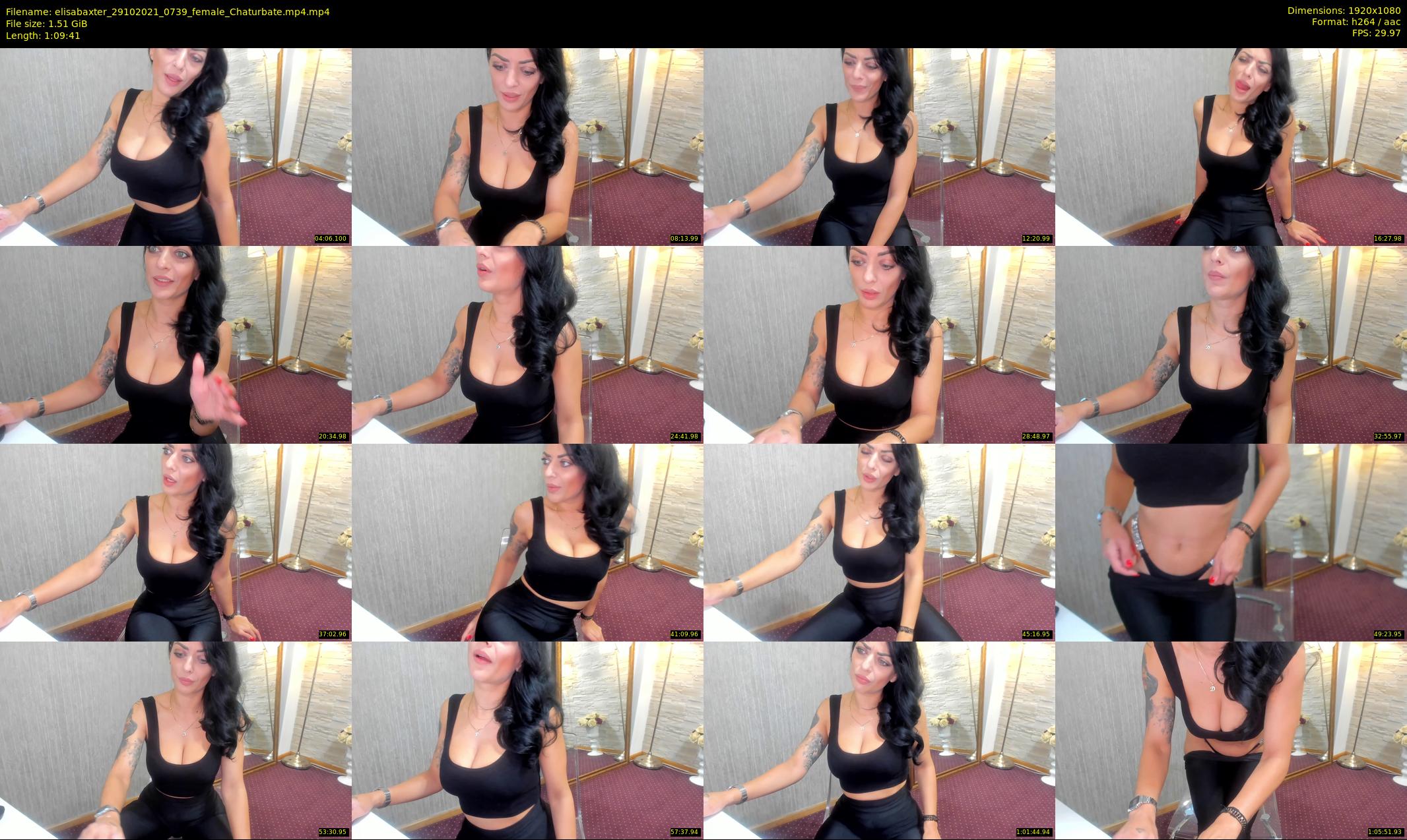 elisabaxter — 70 minute Chaturbate female cam show recording, 1080p, Oct 29, 2021