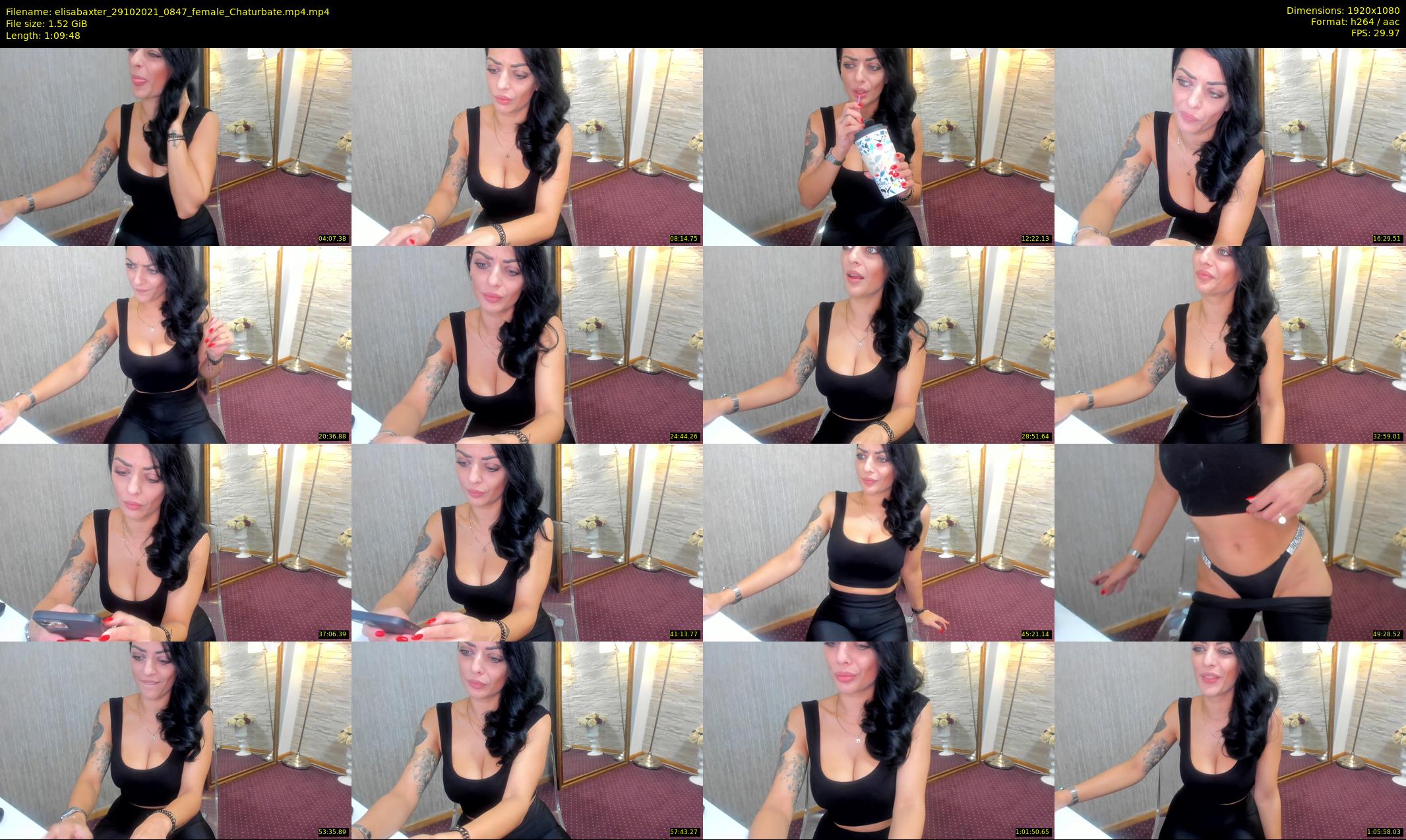 elisabaxter — 70 minute Chaturbate female cam show recording, 1080p, Oct 29, 2021