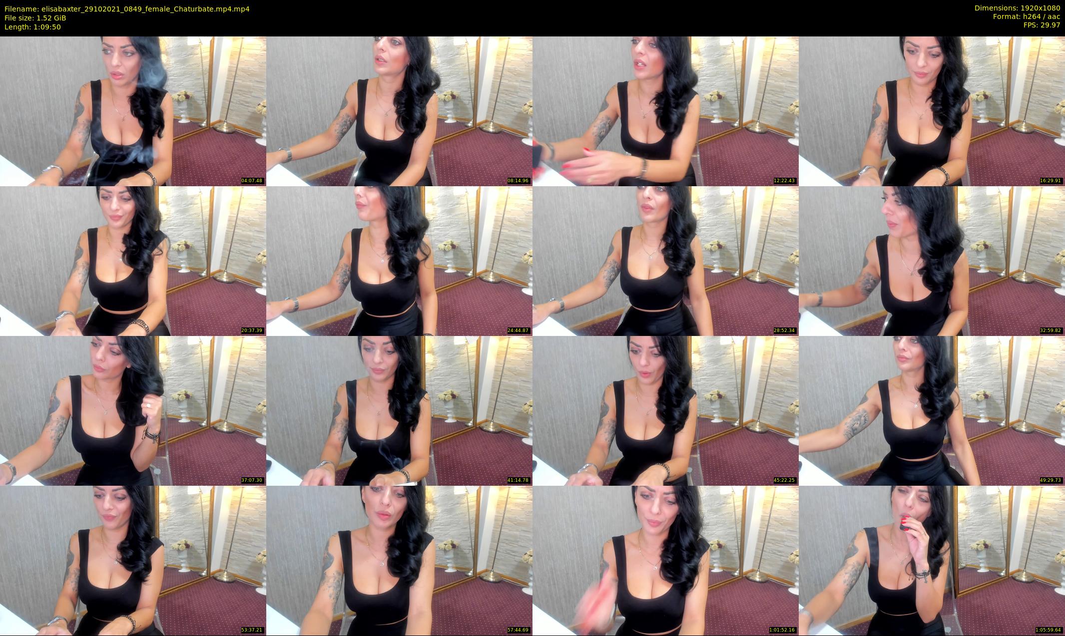 elisabaxter — 70 minute Chaturbate female cam show recording, 1080p, Oct 29, 2021