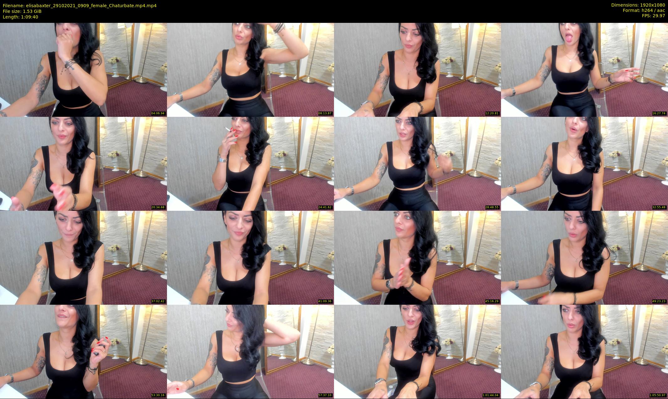 elisabaxter — 70 minute Chaturbate female cam show recording, 1080p, Oct 29, 2021