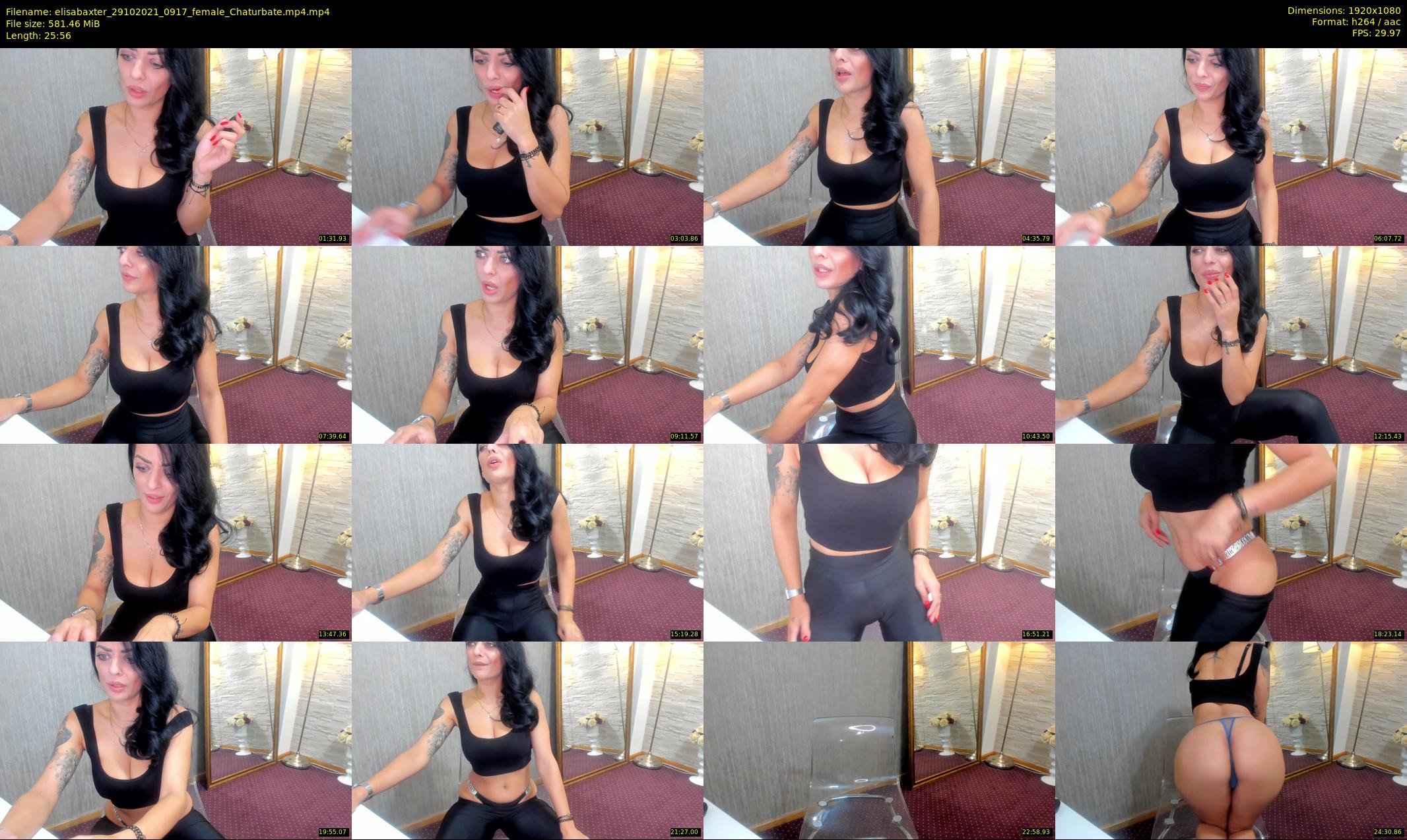 elisabaxter — 26 minute Chaturbate female cam show recording, 1080p, Oct 29, 2021