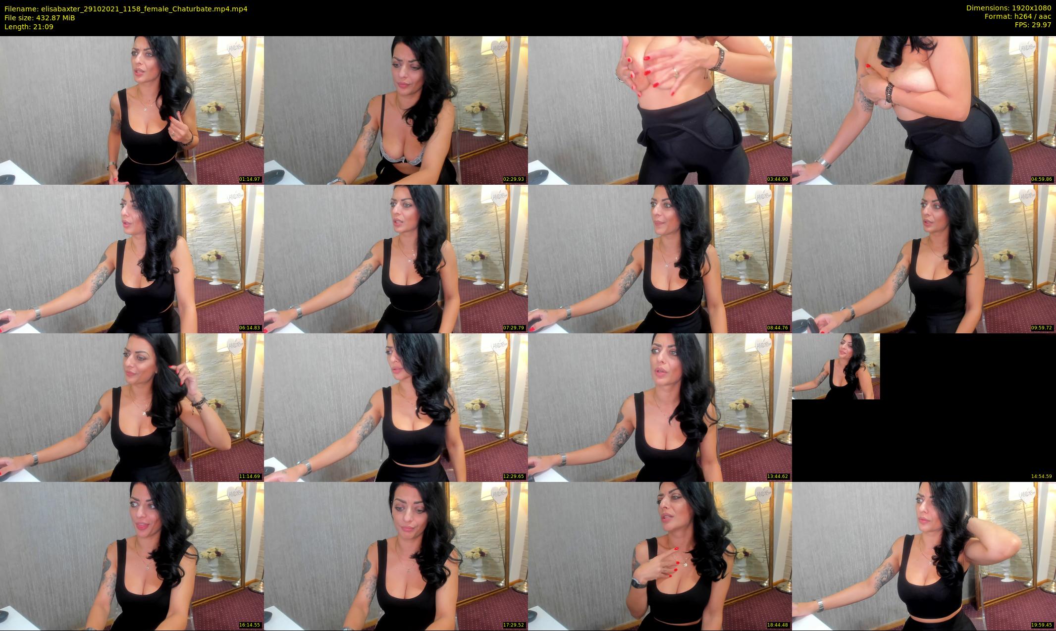 elisabaxter — 22 minute Chaturbate female cam show recording, 1080p, Oct 29, 2021