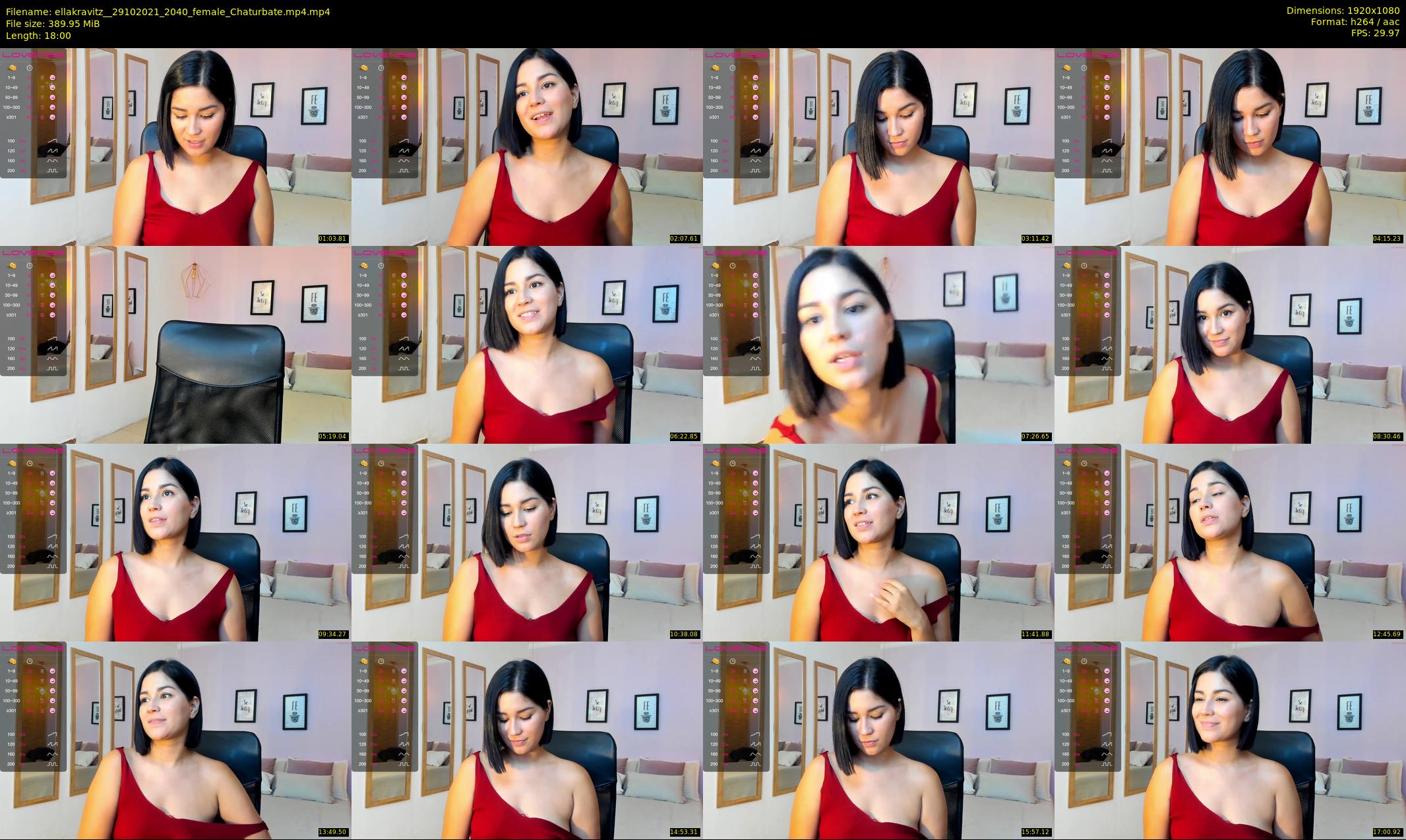 ellakravitz_ — 18 minute Chaturbate female cam show recording, 1080p, Oct 29, 2021