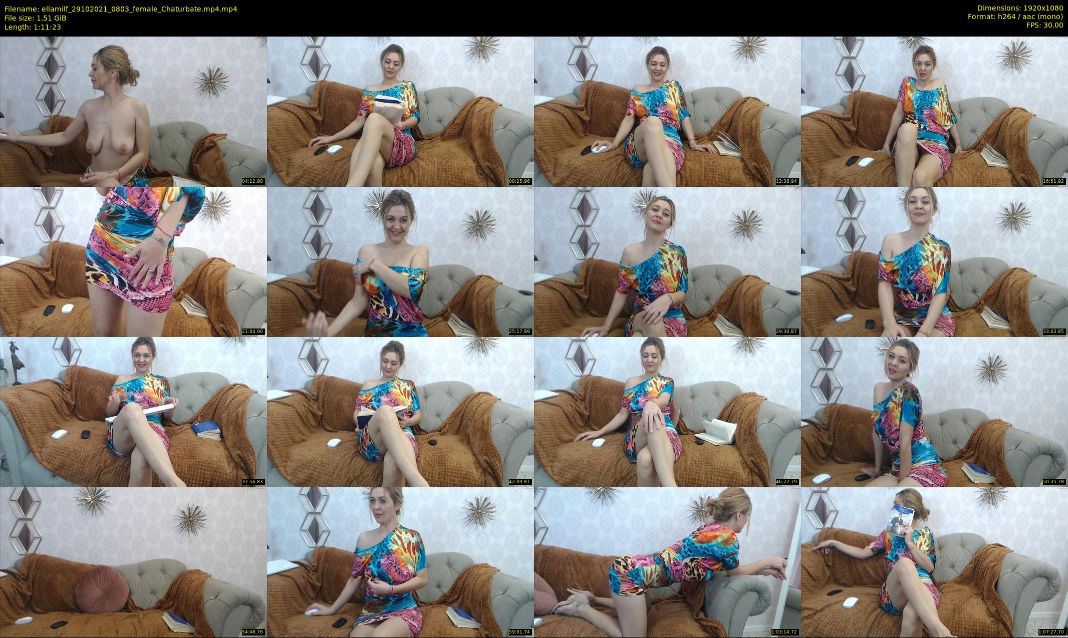 ellamilf — 72 minute Chaturbate female cam show recording, 1080p, Oct 29, 2021