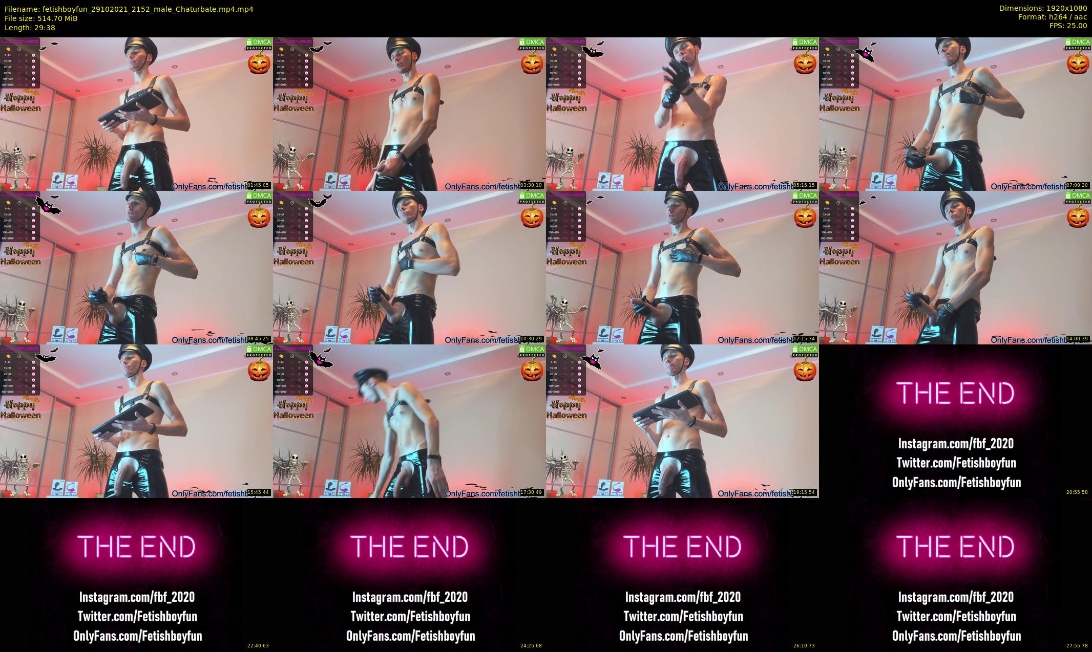 fetishboyfun — 30 minute Chaturbate male cam show recording, 1080p, Oct 29, 2021