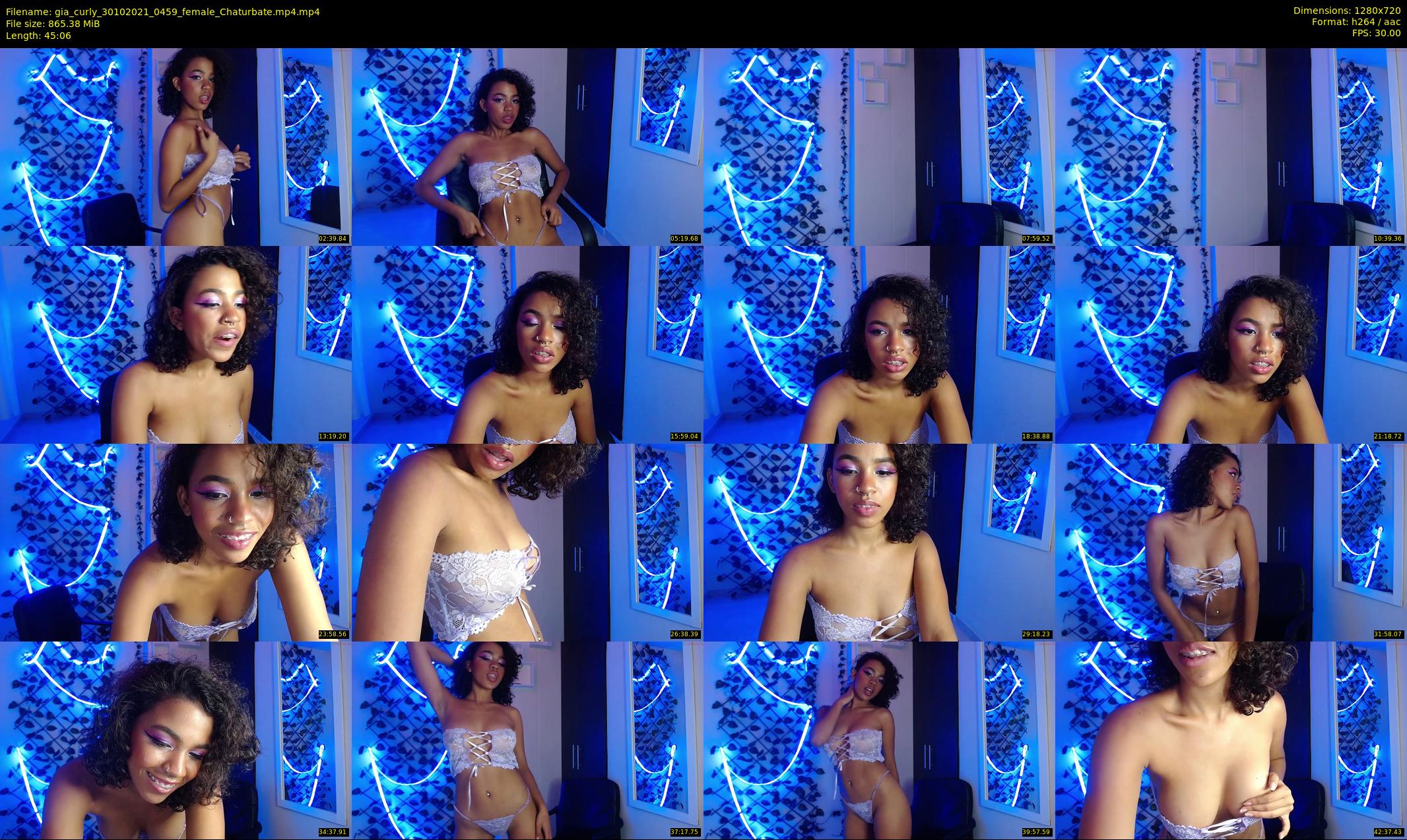 gia_curly — 46 minute Chaturbate female cam show recording, 720p, Oct 30, 2021