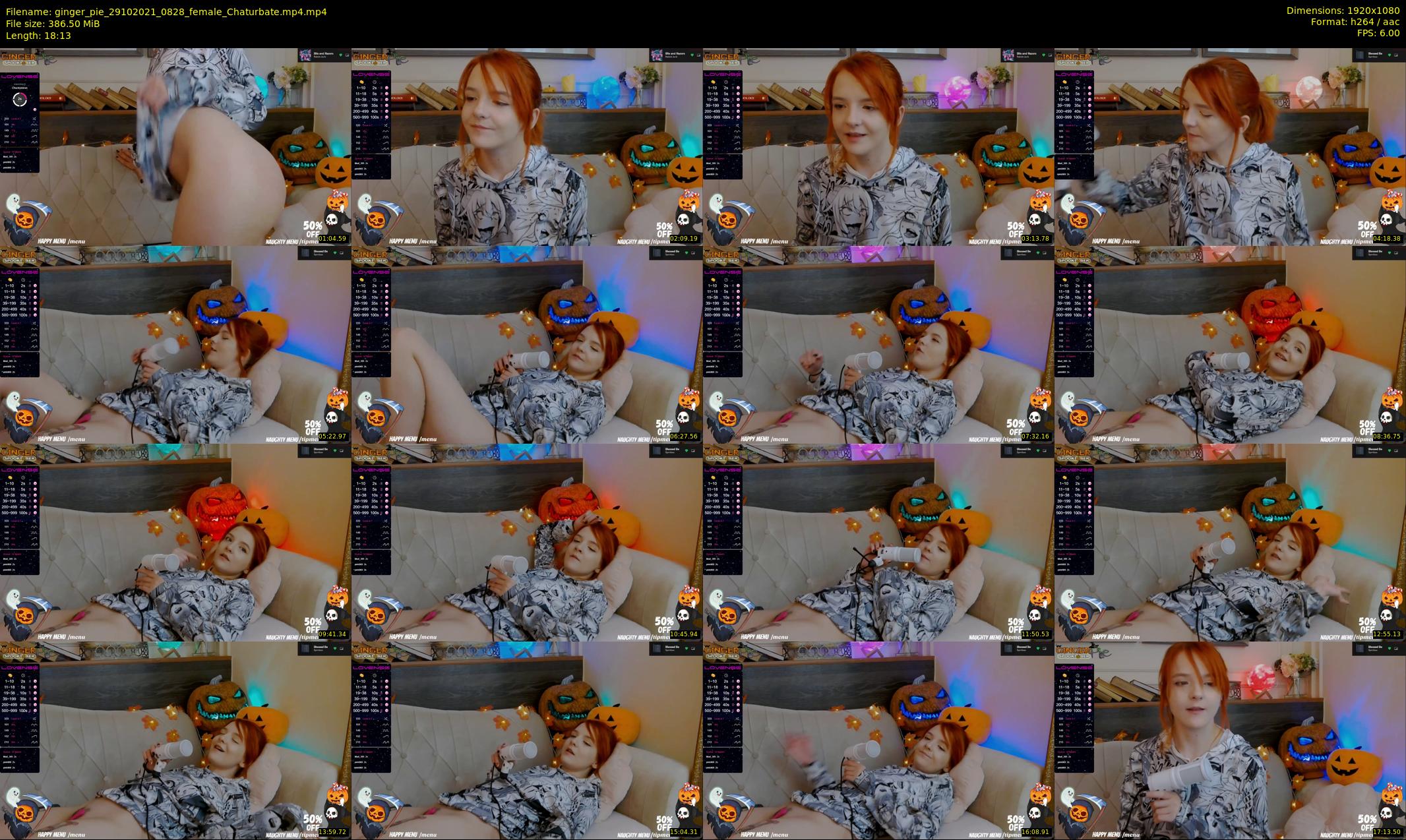 ginger_pie — 19 minute Chaturbate female cam show recording, 1080p, Oct 29, 2021